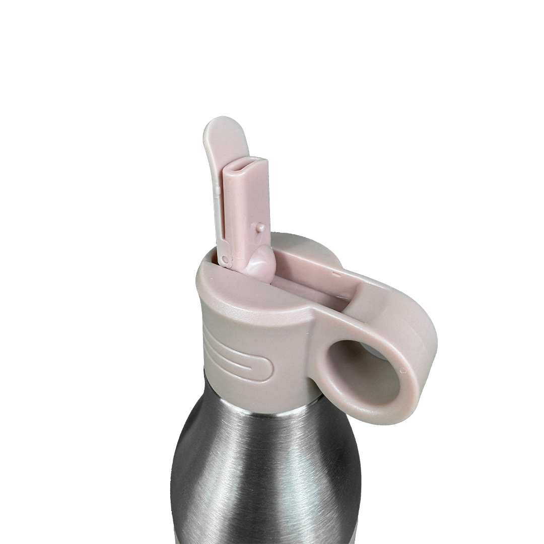 LZEL Natura Elva Vacuum Bottle Dual 400β―mL + 400β―mL | Milk Tea Aluminum