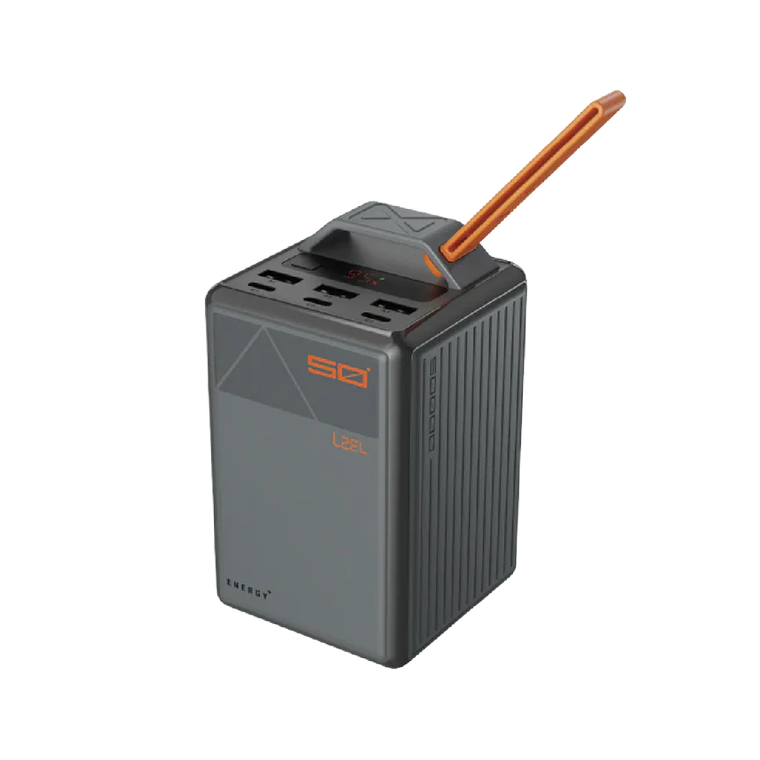 LZEL Zenoflex Ultra Surge 50000mAh PD Power Bank | PD3.0 & QC3.0 | 100W Max | Triple Type-C + Triple USB-A