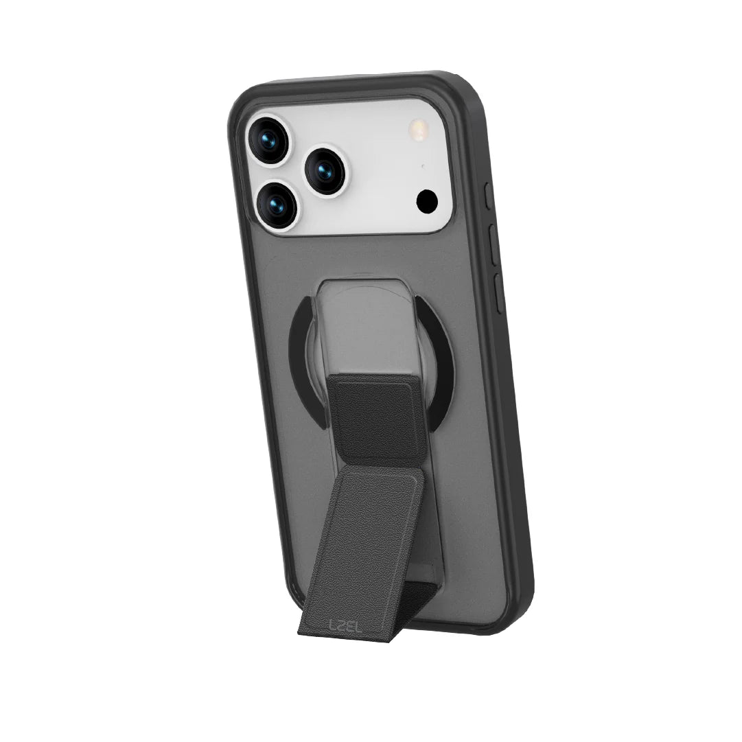 LZEL Magsynto Strap Case for iPhone 17 Pro Max | Black