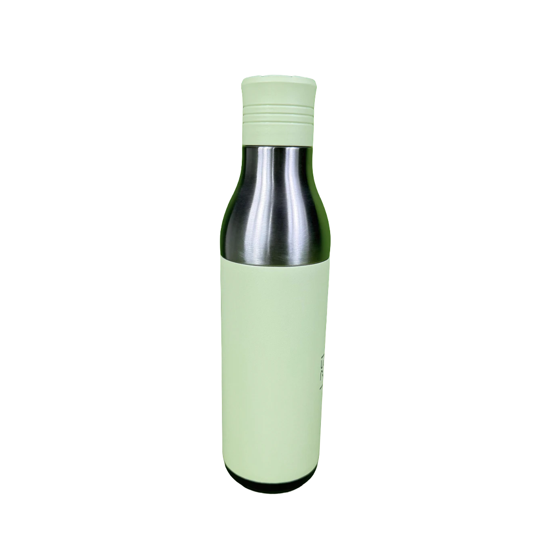 LZEL Natura Elva Vacuum Bottle Dual 400β―mL + 400β―mL | Green Aluminum
