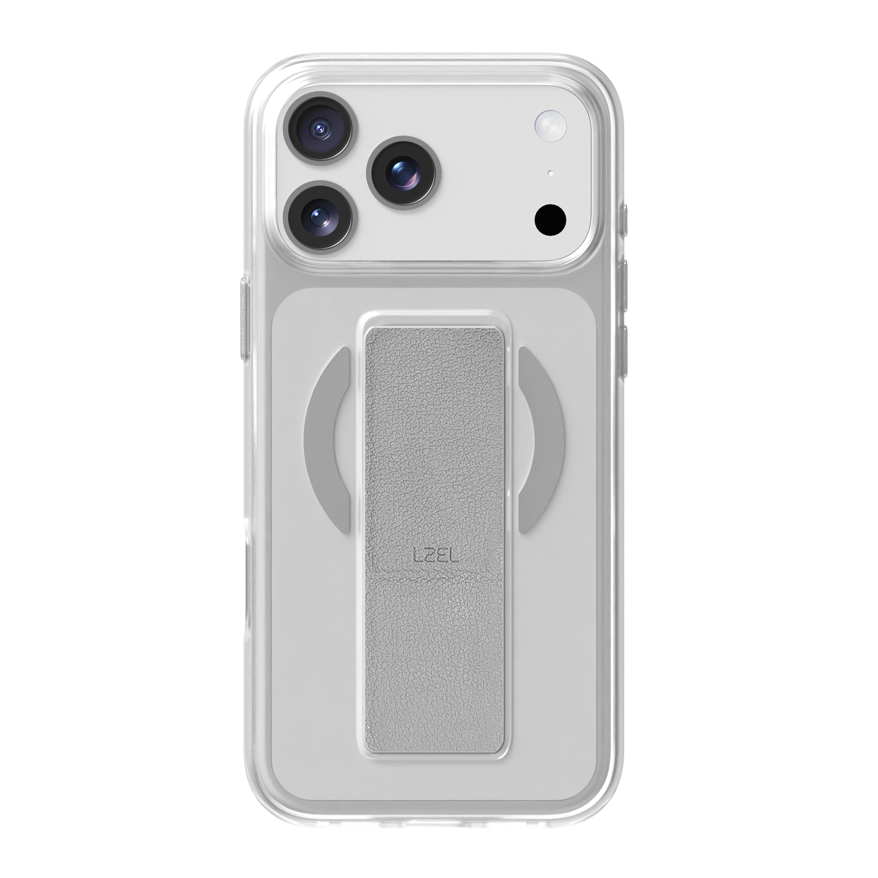LZEL MagClear LeatherGrip Case for iPhone 17 Pro Max | Titanum