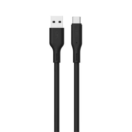 LZEL Celeris Silox CXL Soft Silicone USB-A to USB-C Cable, 480Mbps, 15W Max, 1m