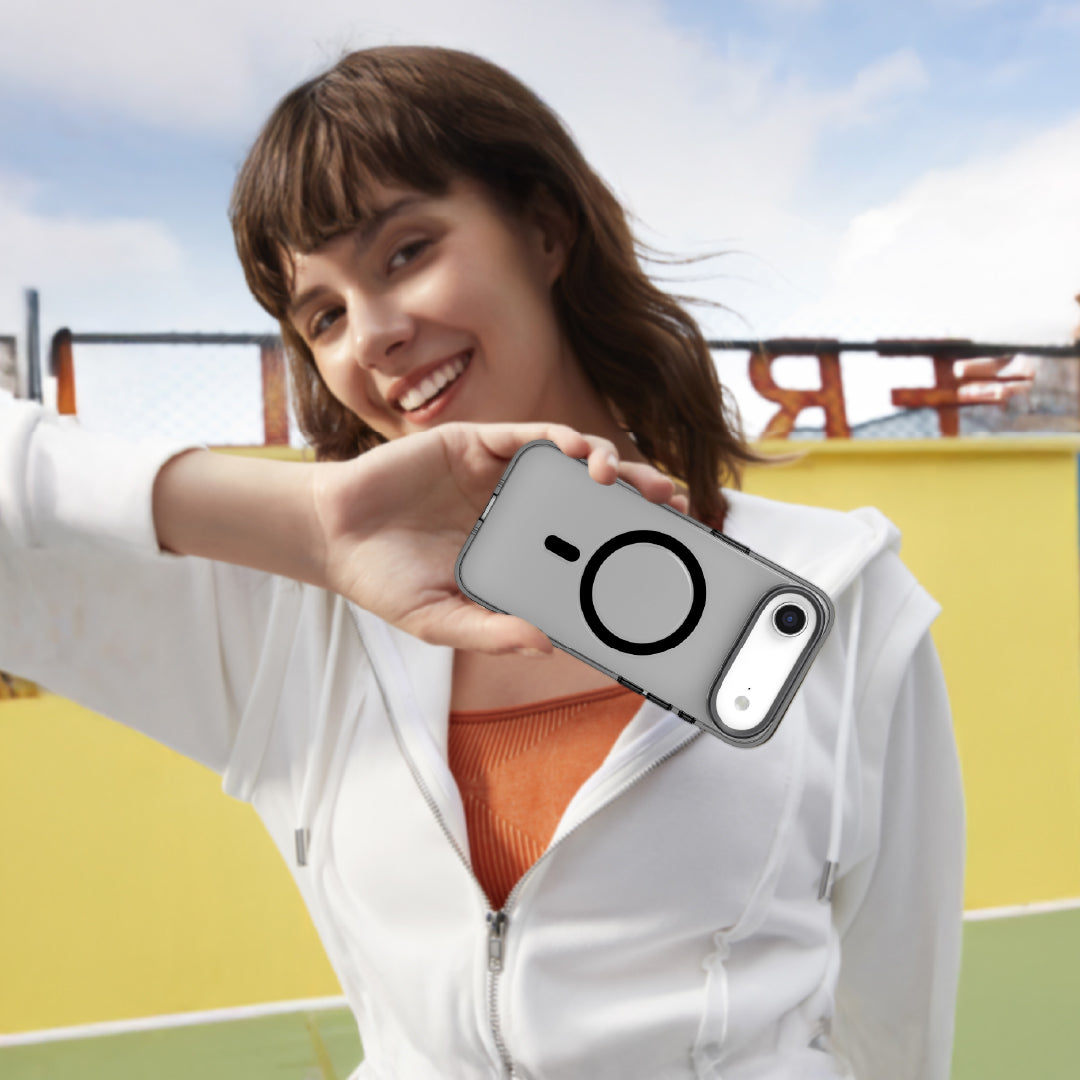 LZEL MagCrystal Groove Case for iPhone Air | Smoke