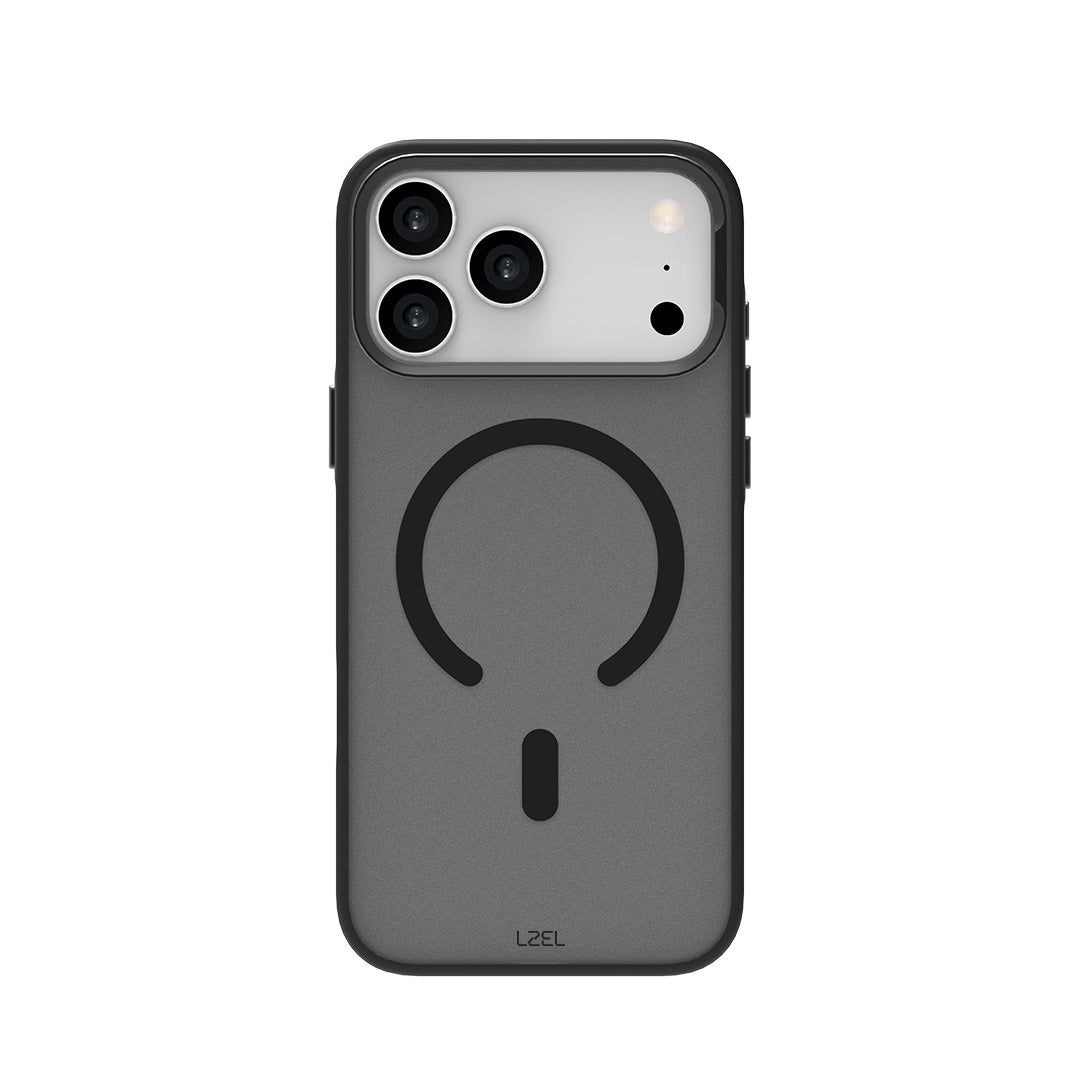 LZEL MagHexro Matte Case for iPhone 17 Pro| Black