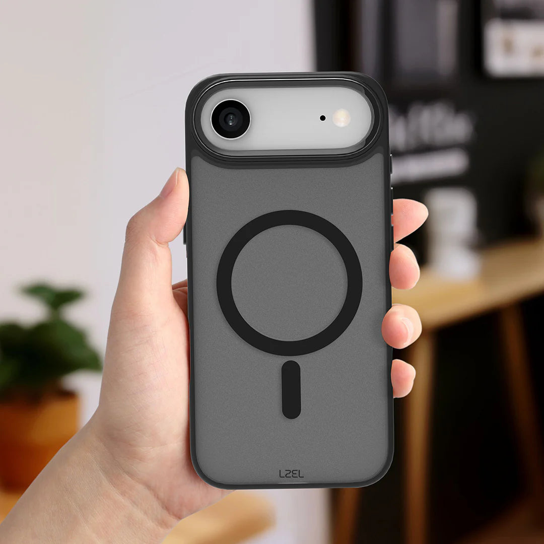 LZEL MagHexro Matte Case for iPhone Air| Black