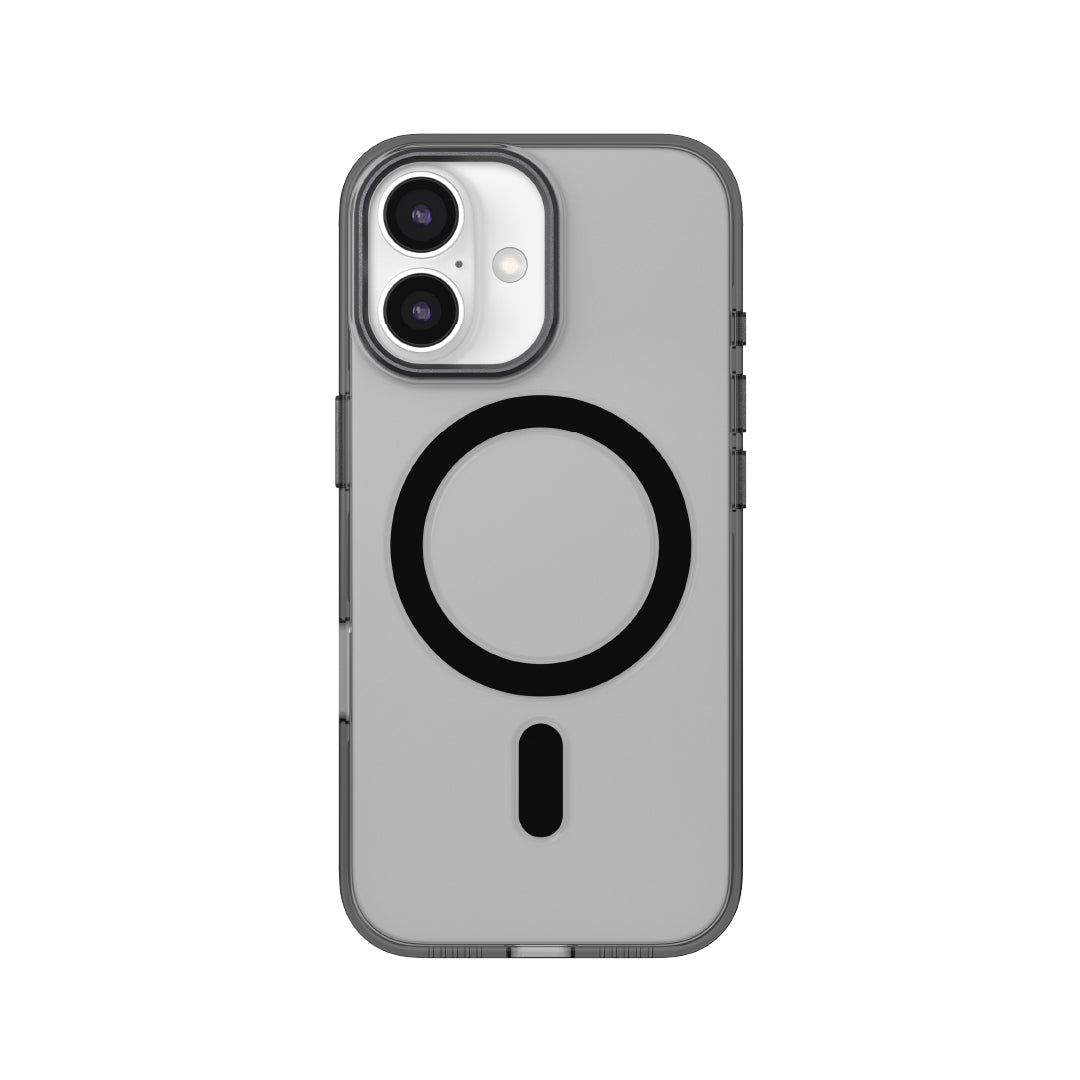 LZEL MagCrystal Groove Case for iPhone 17 | Smoke
