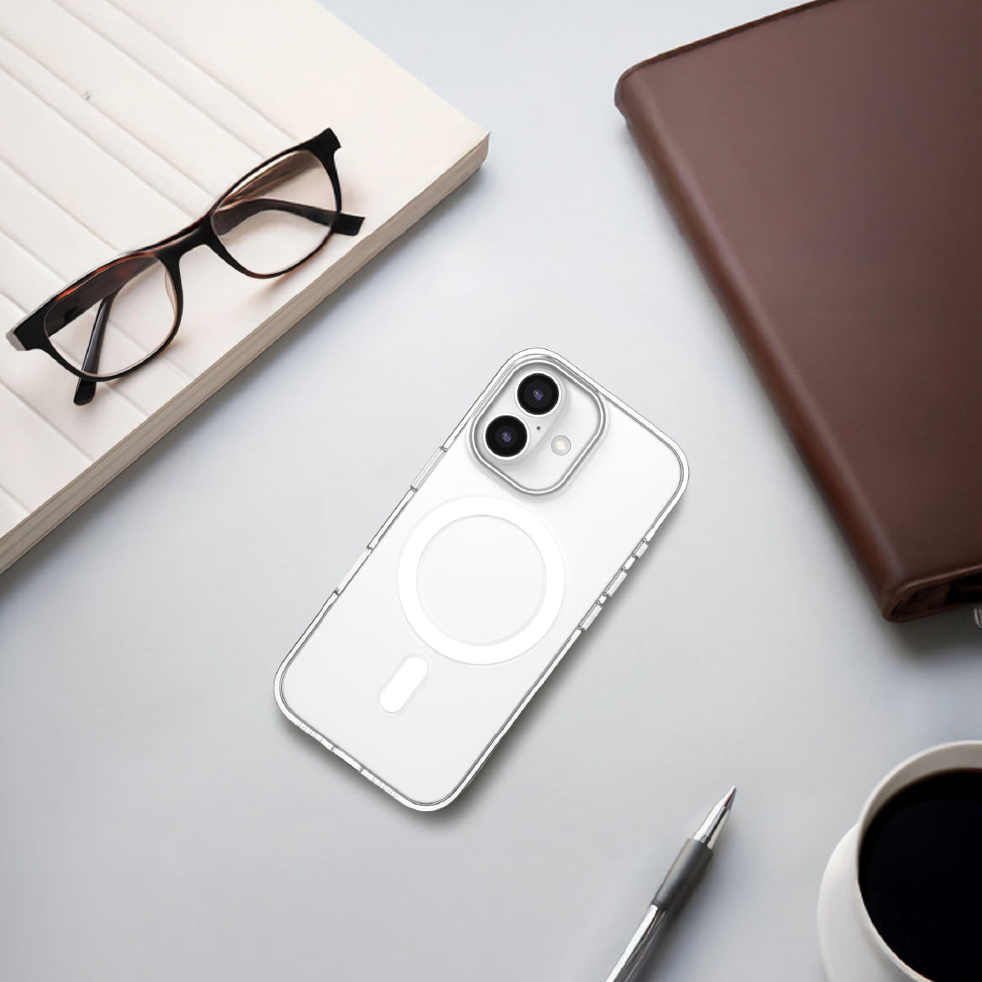 LZEL MagCrystal Groove Case for iPhone 17 | Clear