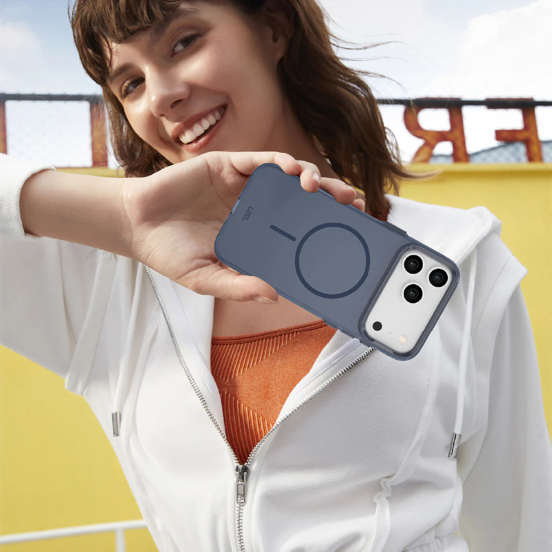 LZEL Magkryden Slim Case for iPhone 17 Pro Max | Navy Blue