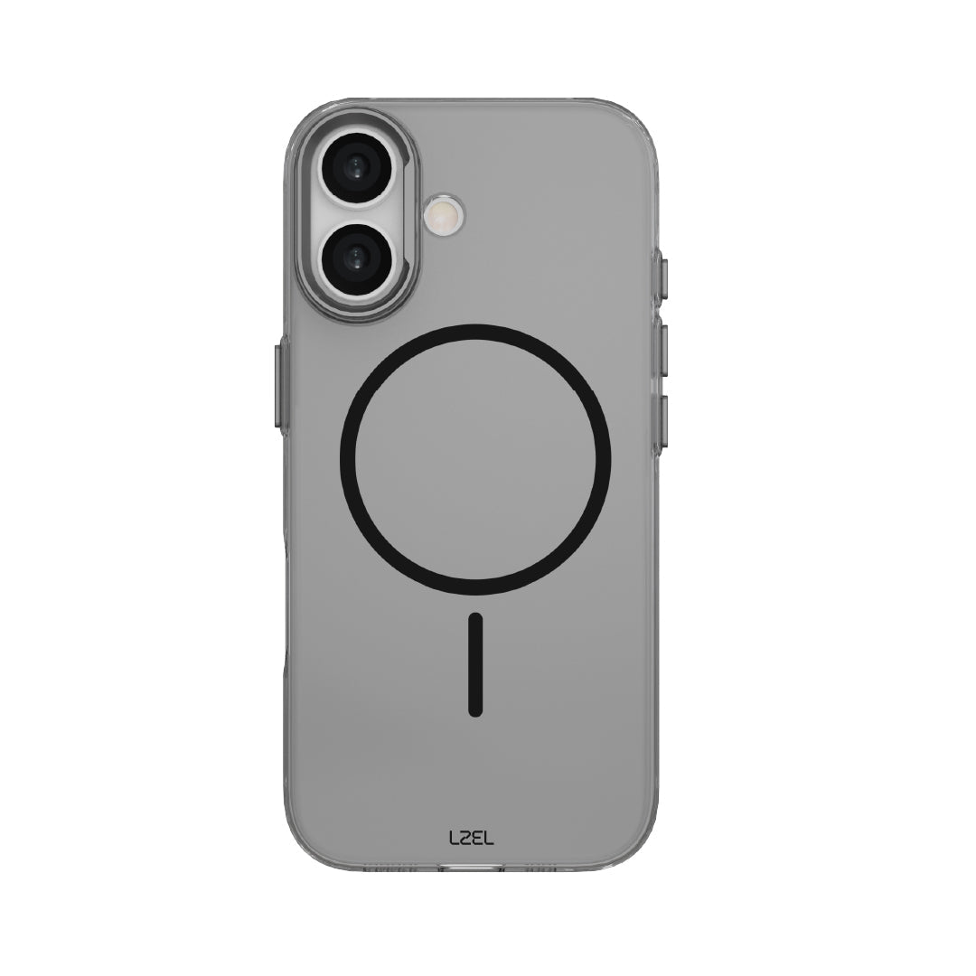 LZEL Magkryden Slim Case for iPhone 17 | Black/gray