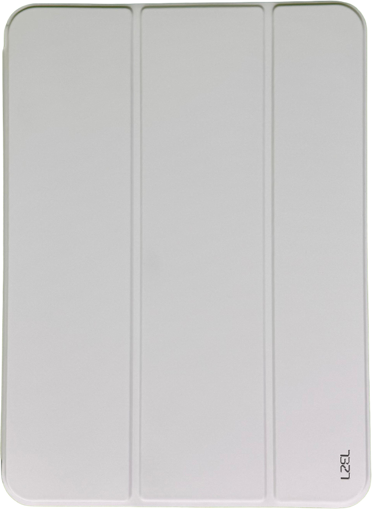 LZEL Imperium Trifolio Smart Folio Case for iPad 10.9" / 11" (A16-2025) – Transparent Back | Light Gray