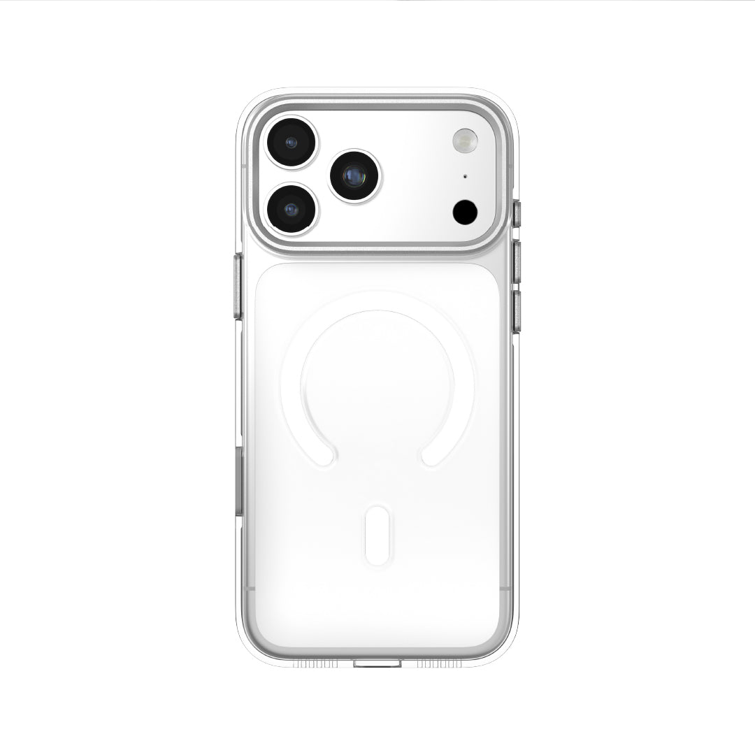 LZEL MagCrystal Groove Case for iPhone 17 Pro | Clear
