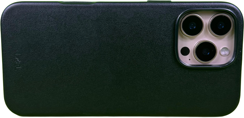 LZEL iPhone 16 Pro Mag Leather Elite Case | Black
