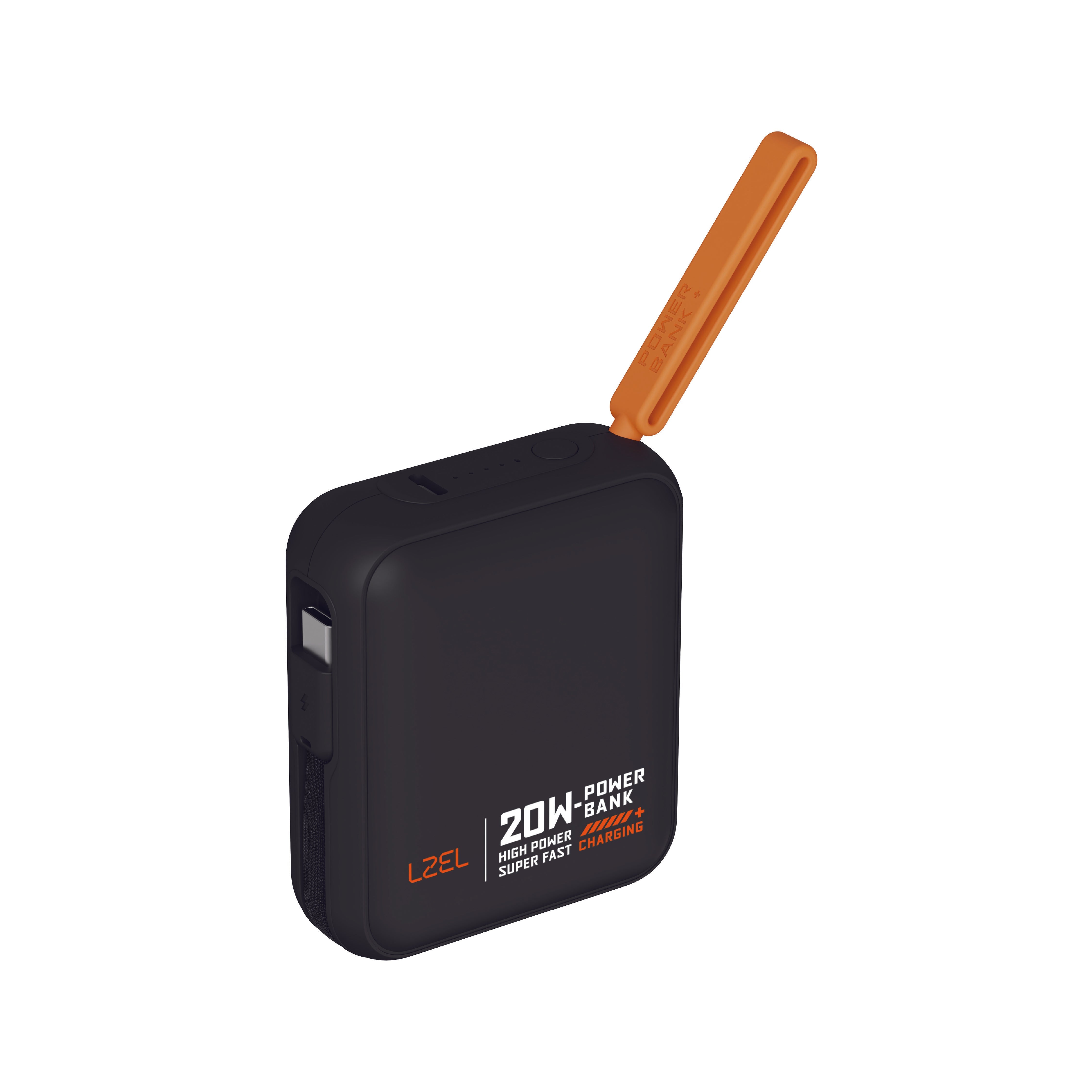 LZEL ZenoFlex Charge Mini 10000mAh PD Power Bank | Black