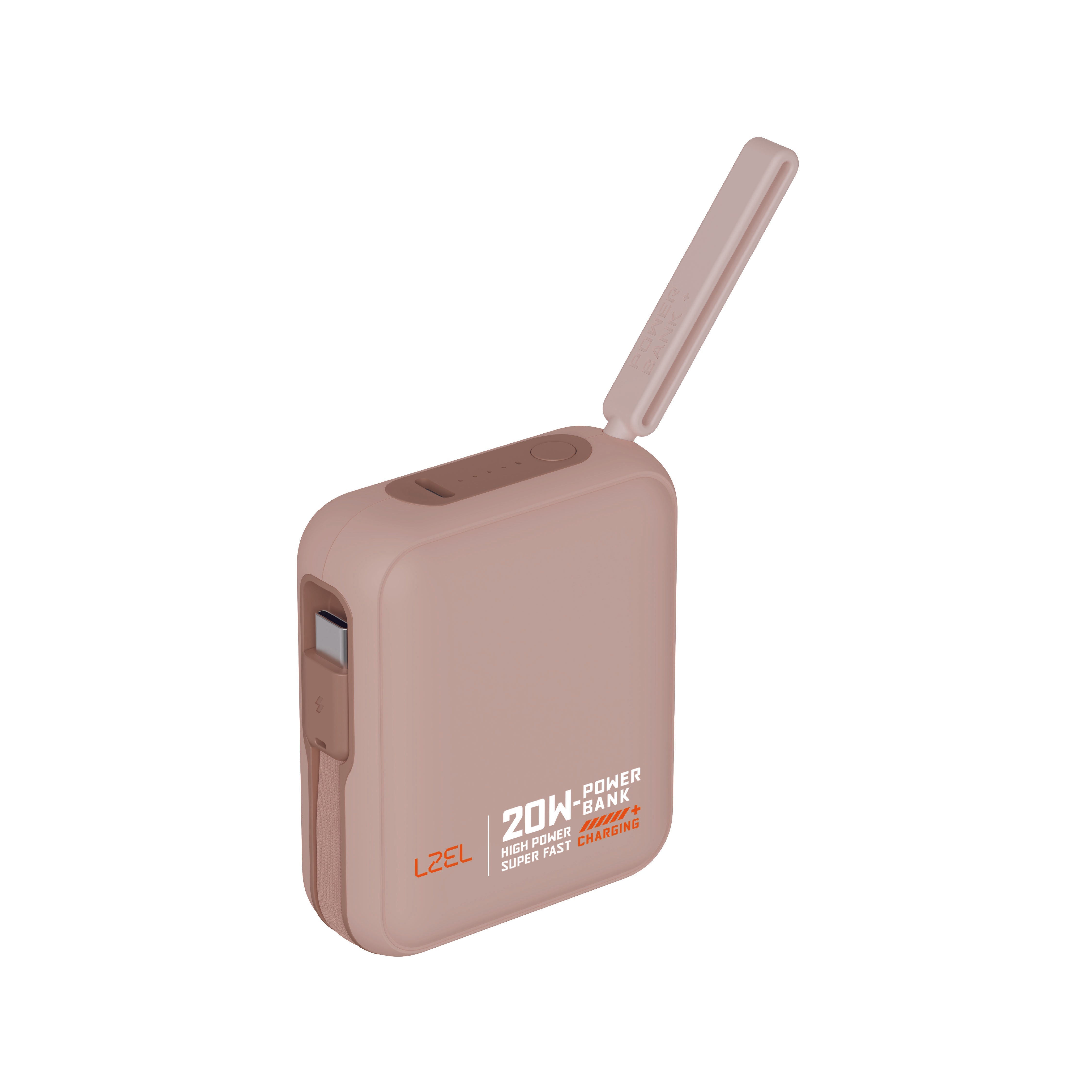 LZEL ZenoFlex Charge Mini 10000mAh PD Power Bank | Mocha