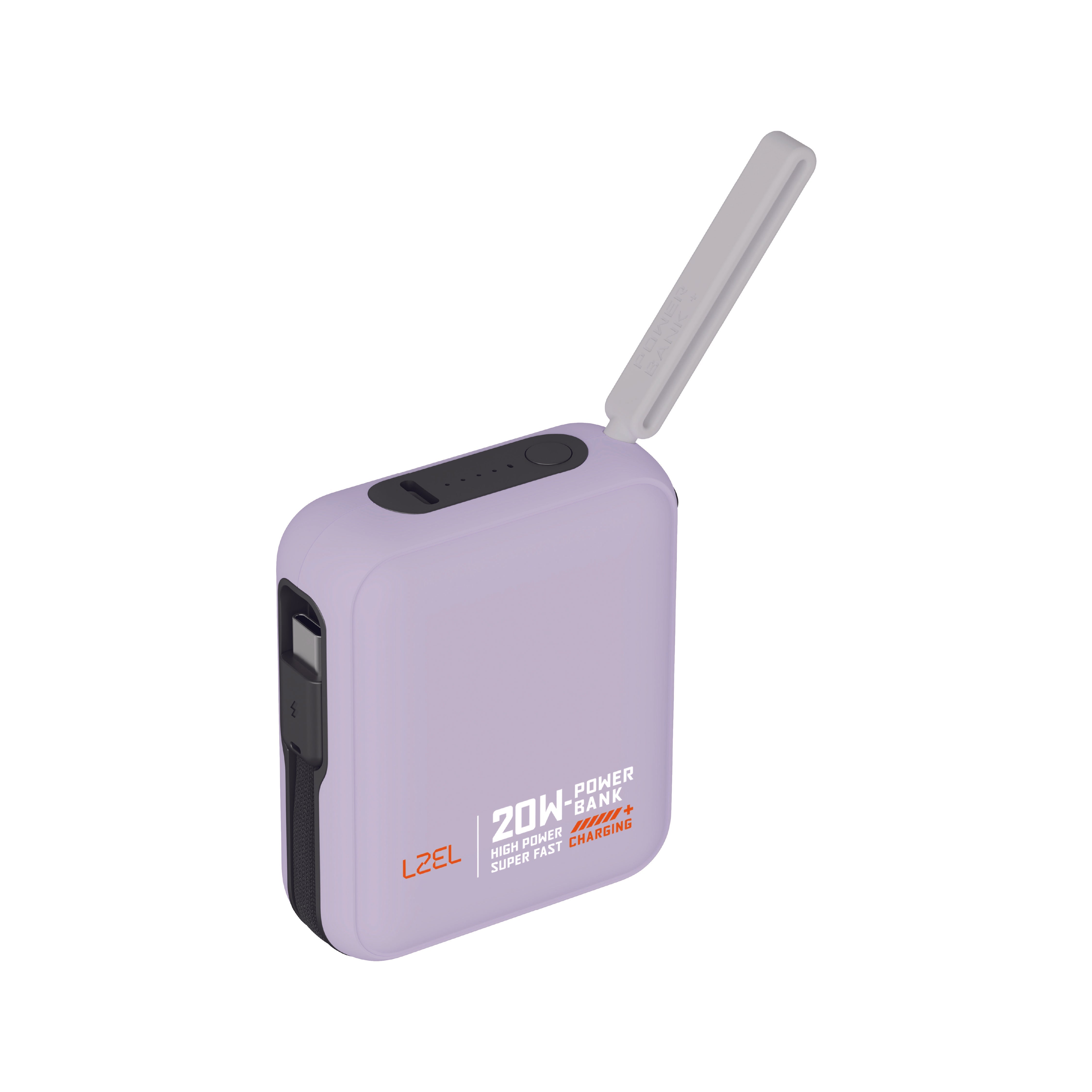 LZEL ZenoFlex Charge Mini 10000mAh PD Power Bank | Purple