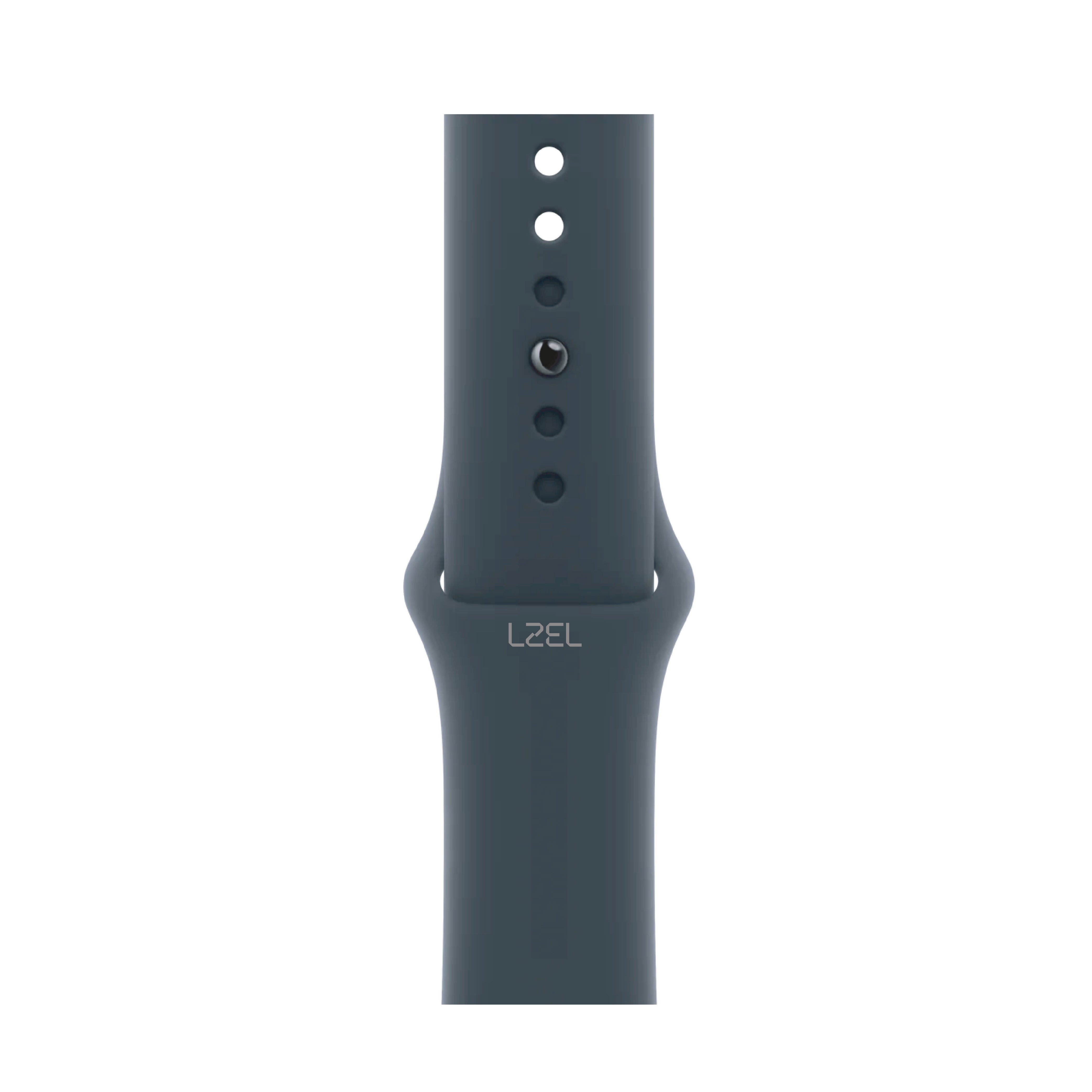 LZEL 42/44/45/46/49MM AvalonFlex Silicone Watch Band | Midnight Black