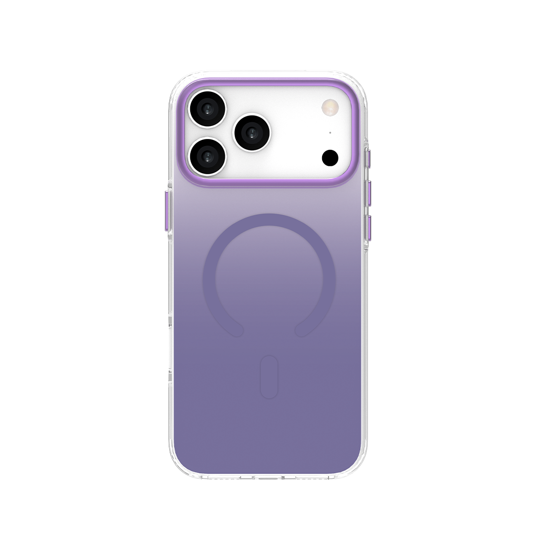 LZEL MagFluxo Craft MagSafe Case for iPhone 17 Pro | Gradient Purple