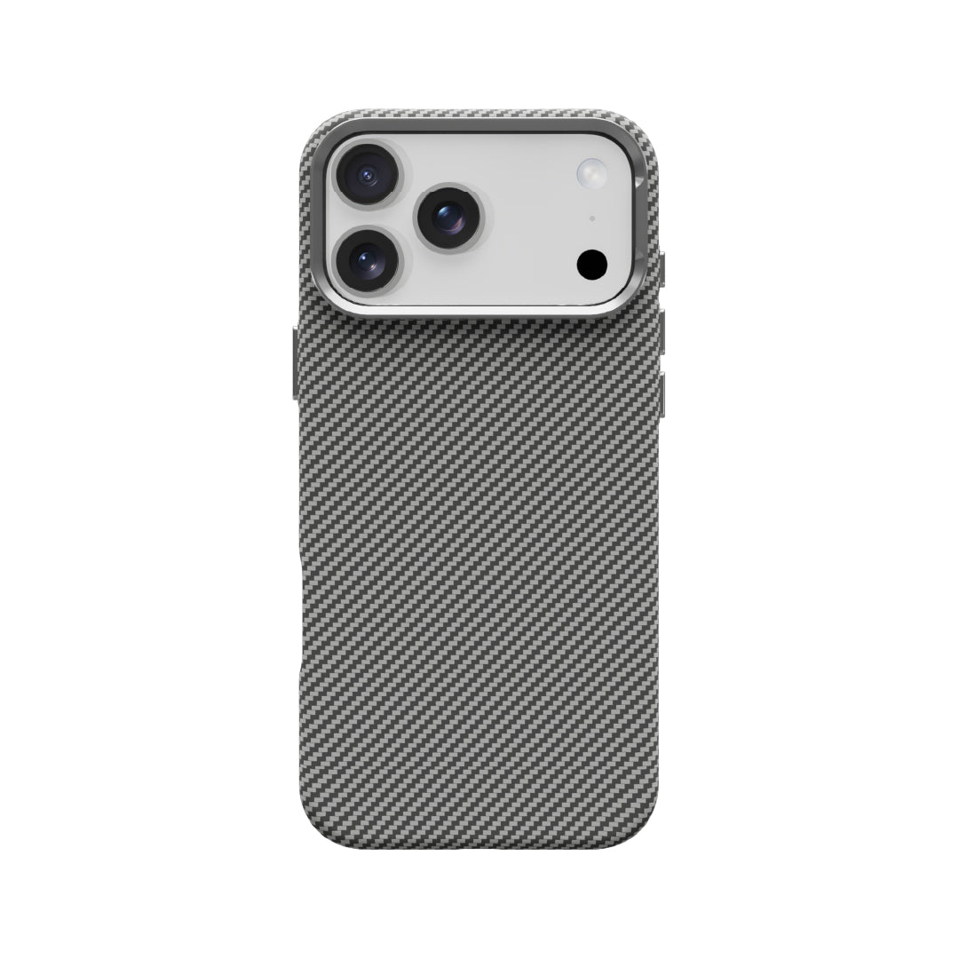 LZEL Magcarbon 3Dgrip Case For Iphone 17 Pro Max | Gray
