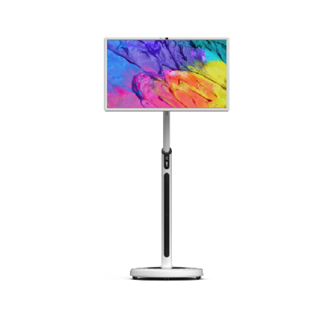 LZEL 32" FHD IPS Android 13 Touch Monitor | High-Capacity 15000mAh Battery, Octa-Core, 8+128GB, 4G LTE | White&Black