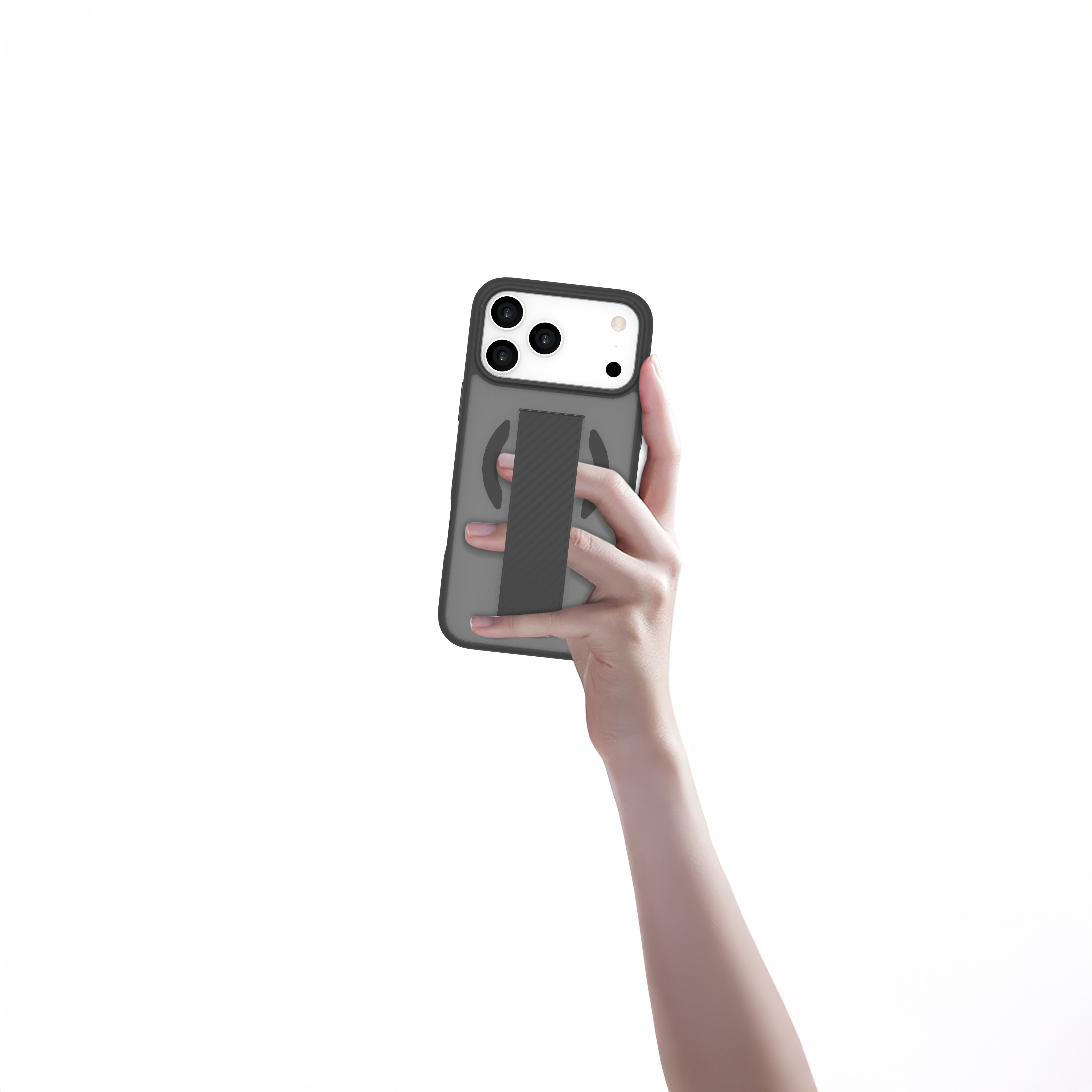 LZEL MagMatte Band Case for iPhone 17 Pro Max | Black