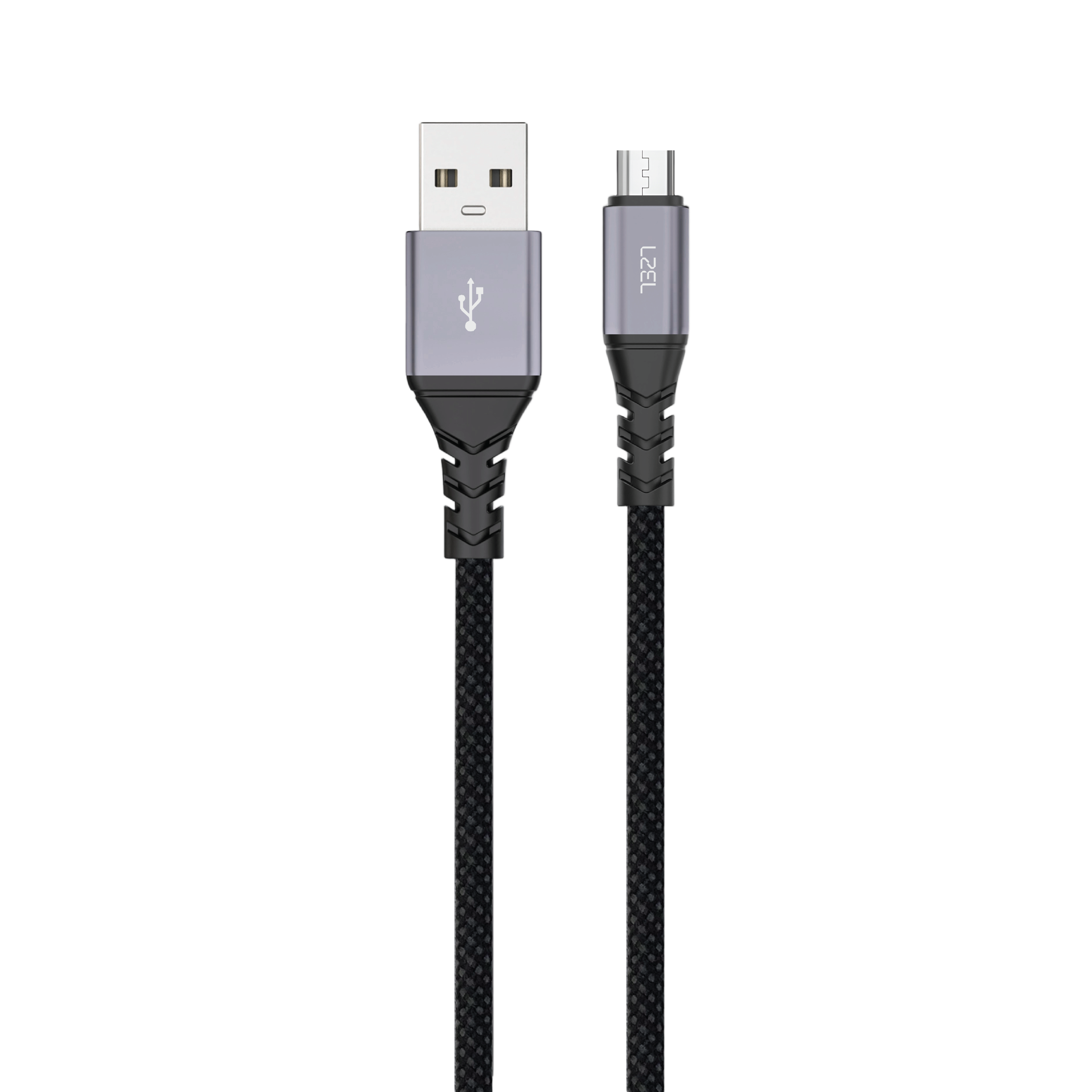 LZEL Celceris Powerline M Fabric Braided USB-A to Micro Cable | Black