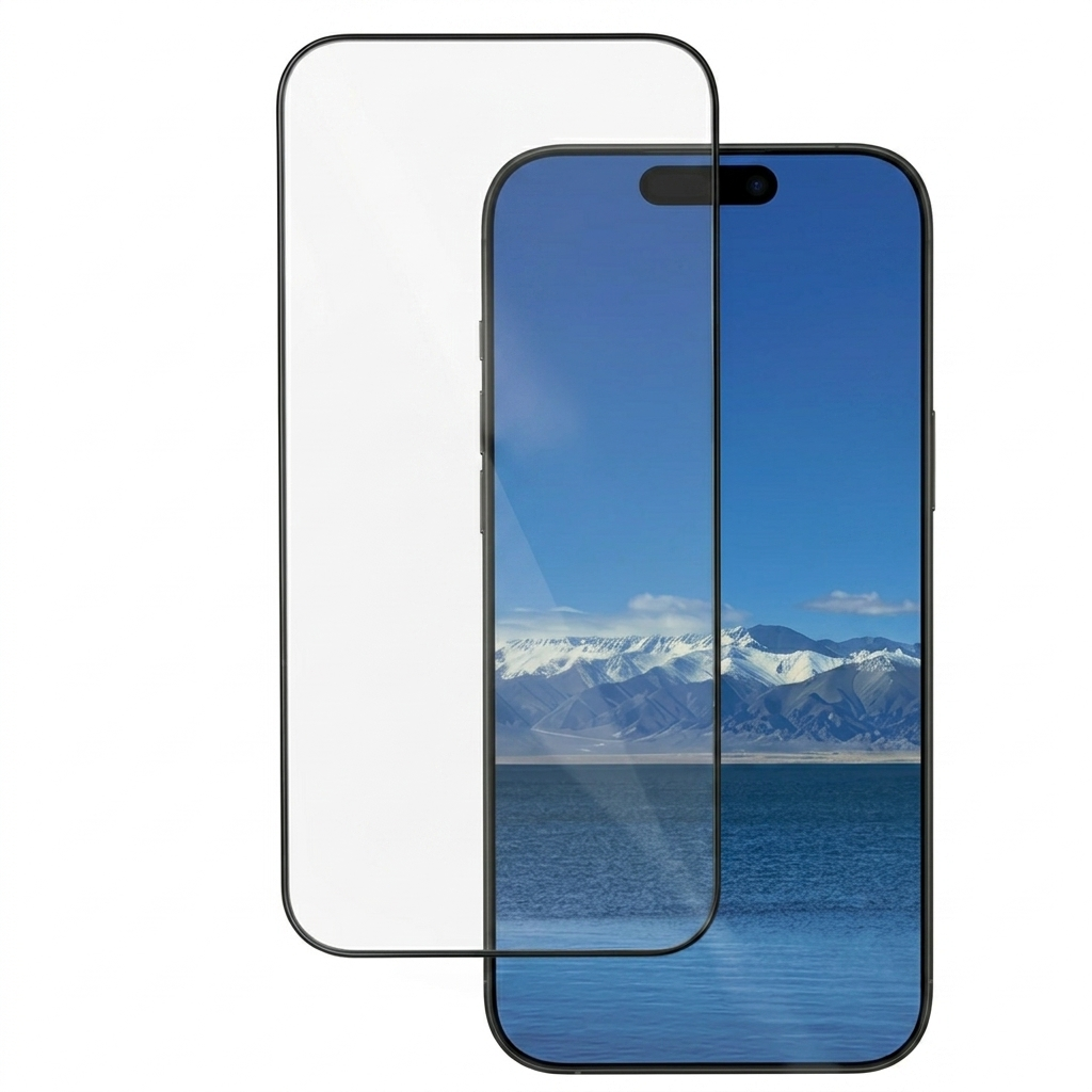 LZEL Optivue Series 3d Tempered  Csg 0.33mm Thickness Double Strong Glass For iPhone 16 Pro/17 Pro With Applicator | Clear