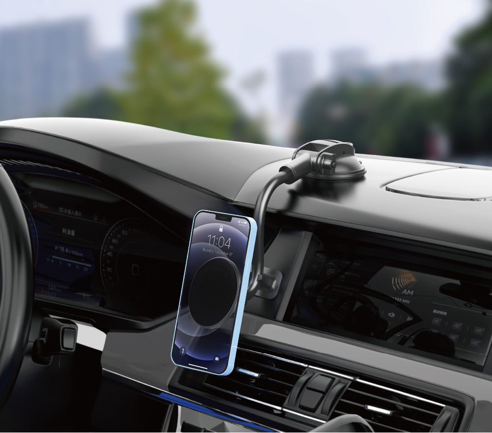 LZEL Magdrive Core Magnetic Car Stand With 360° Swivel & One-Touch Clamp