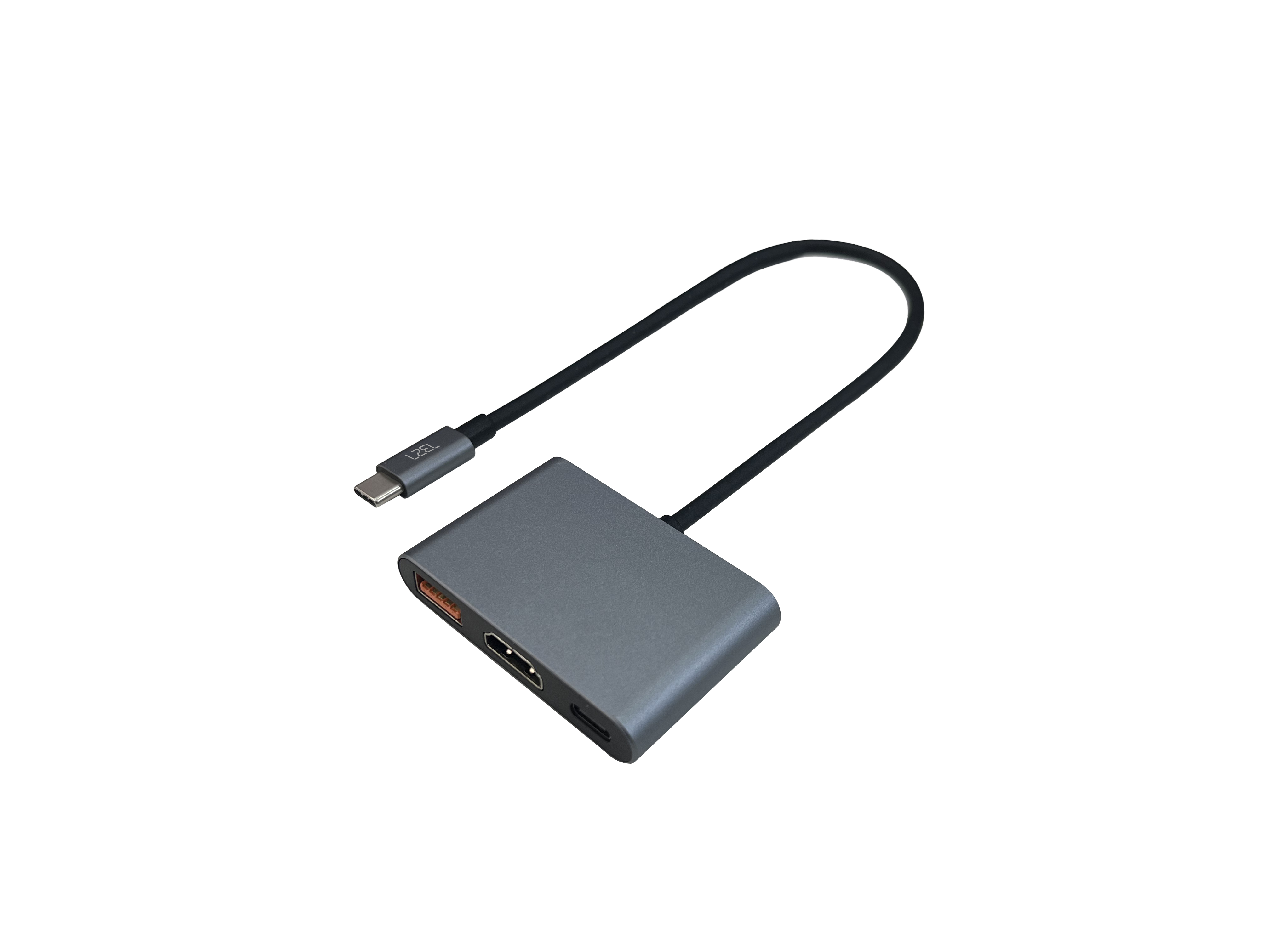 LZEL Hubtrio Nexus 3 In 1 USB-C Hub 100w 4k 10Gbps | Black
