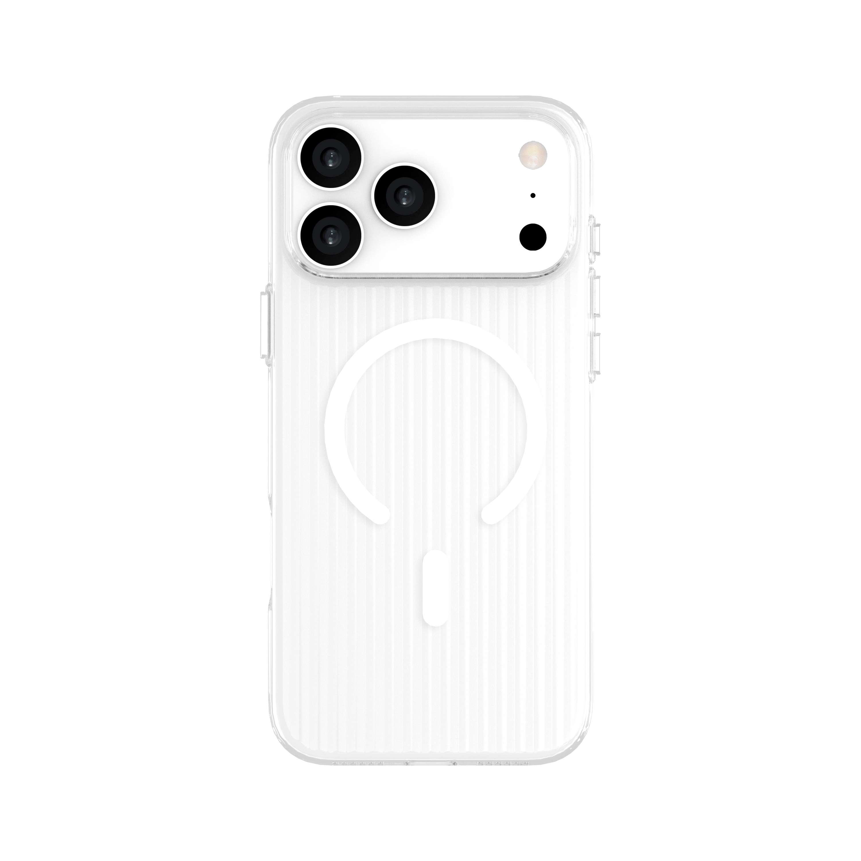 LZEL Magclear Stripe Case for iPhone 17 Pro Max | Clear