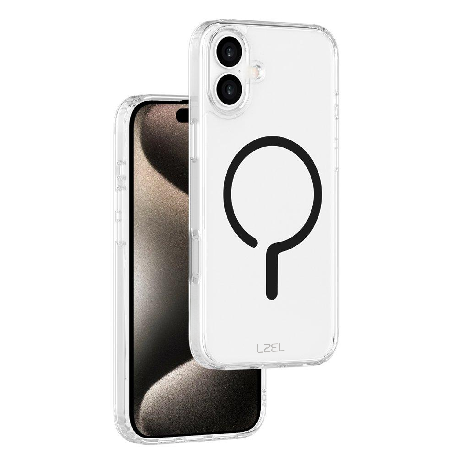 LZEL iPhone 16 Mag Clear Fusion With New MagSafe | Black