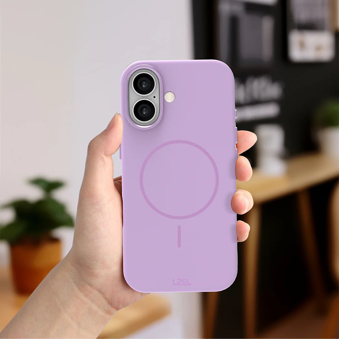LZEL Magnexin Silicone Case for iPhone 17 | Purple