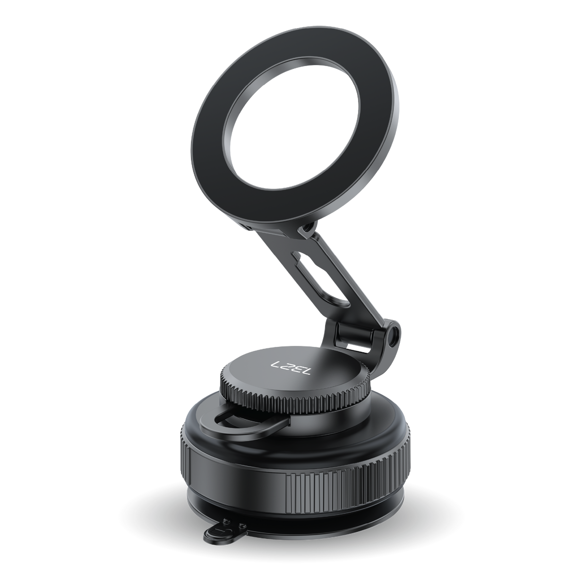 LZEL MagVortex Edge Vacuum Suction Phone Holder 360° Rotation | Black