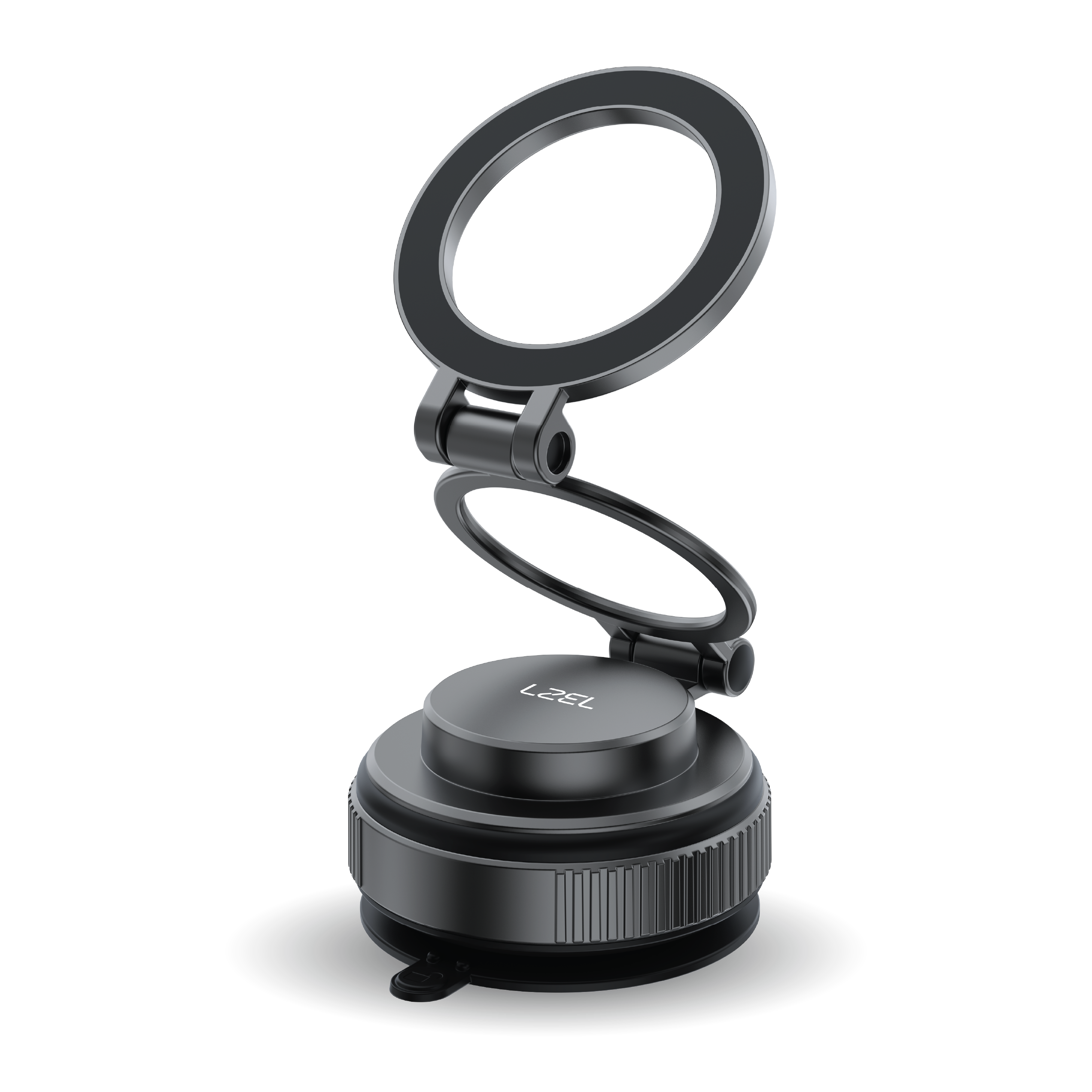 LZEL Magvortex Max Vacuum Suction Phone Holder 360 Rotation | Black