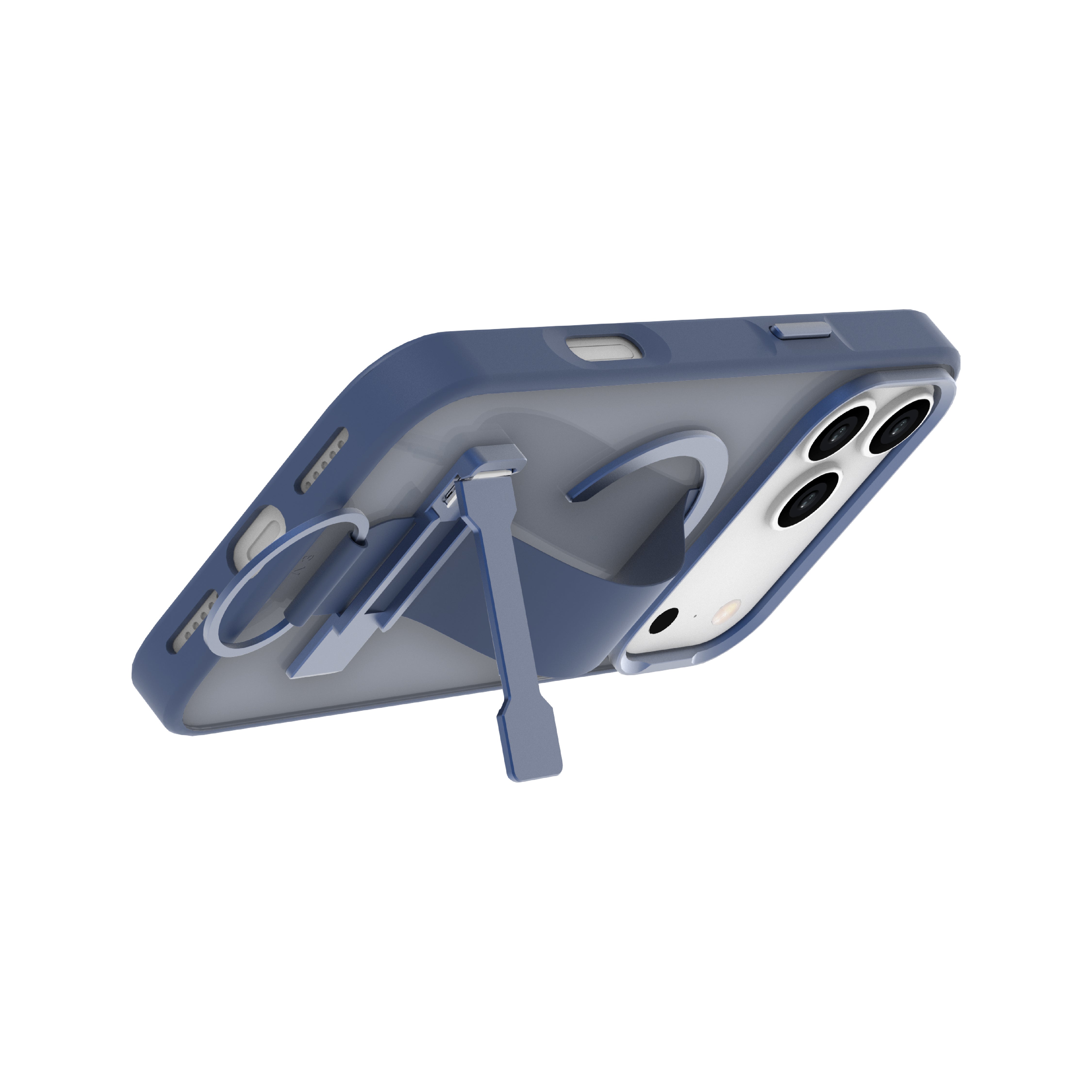 LZEL MagMatte Grip Case for iPhone 17 Pro Max | Blue