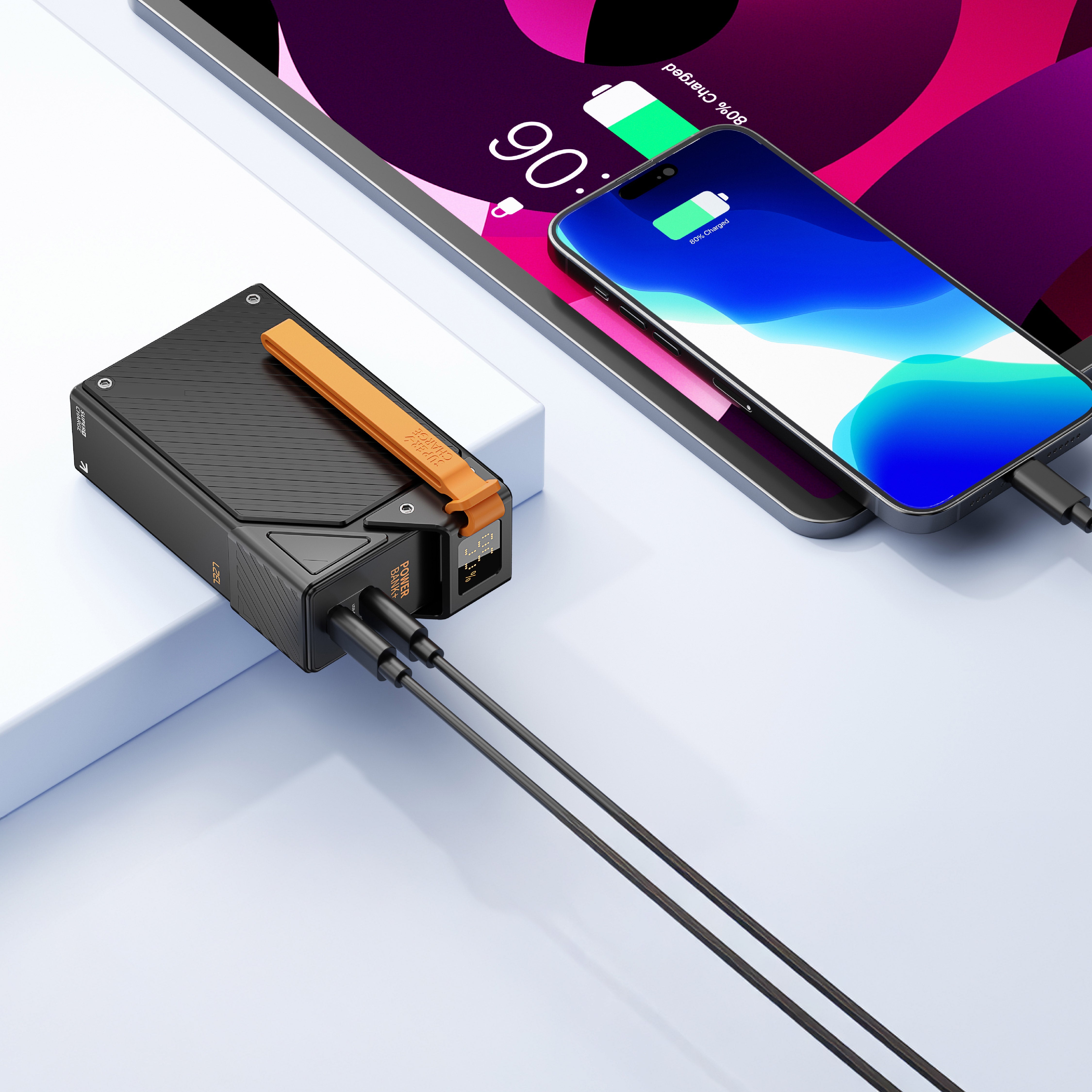 LZEL ZenoFlex UltraCore 20 20000mAh PD Fast Charging Power Bank | Black