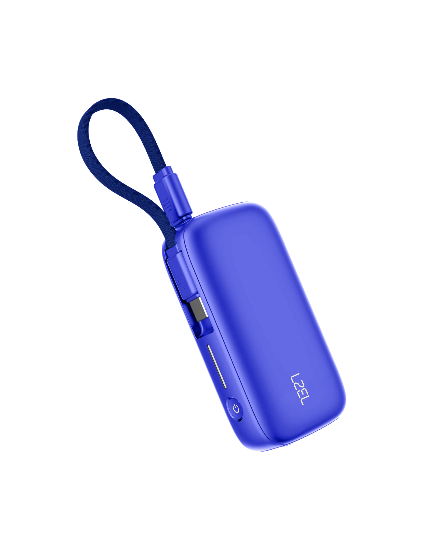 LZEL PrimeBrio Neo 5K Mini Power Bank 22.5W – 5000mAh, Detachable Type-C Cable | Blue