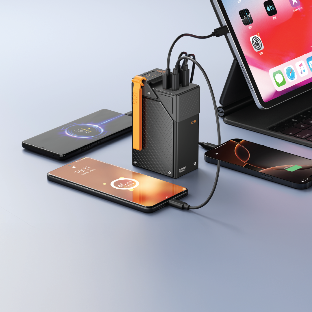 LZEL ZenoFlex UltraCore 30 30000mAh PD Fast Charging Power Bank | Black