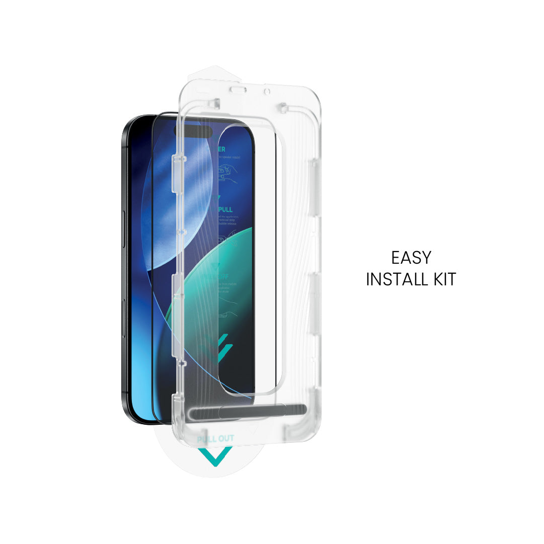 LZEL OptiShield Series Premium Corning 3D Glass for iPhone 17 Pro With Applicator