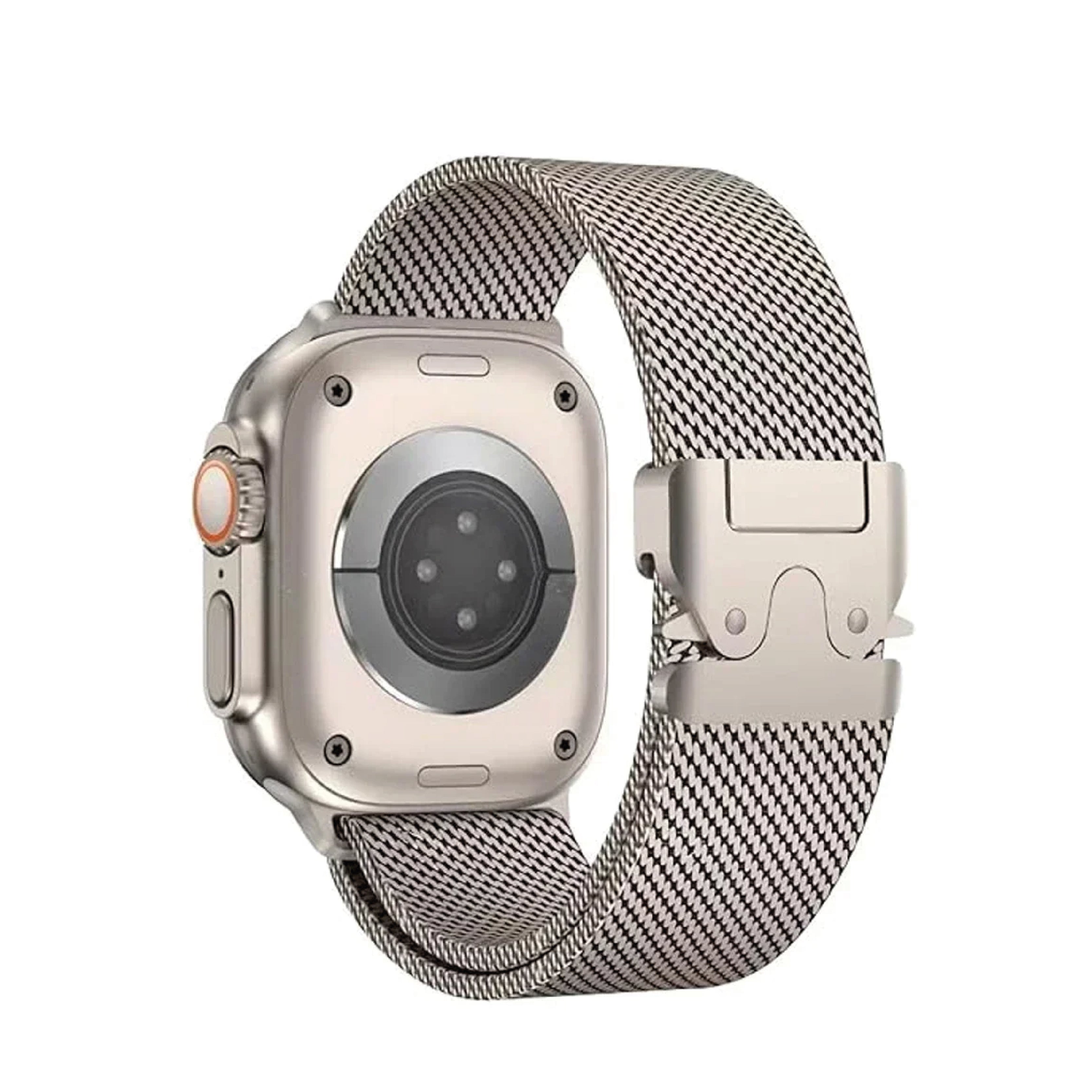 LZEL Avalonflex Titanium  Milanese Loop Watch Band For 42/44/45/46/49mm (S10) | Natural Titanium