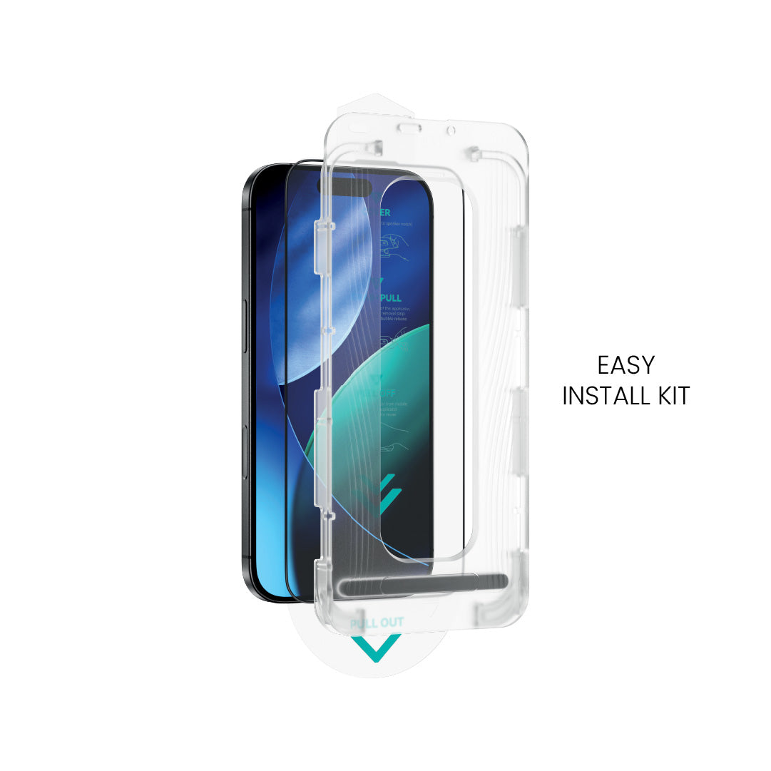 LZEL OptiShield Series Premium Corning 3D Glass for iPhone 17 Pro Max With Applicator