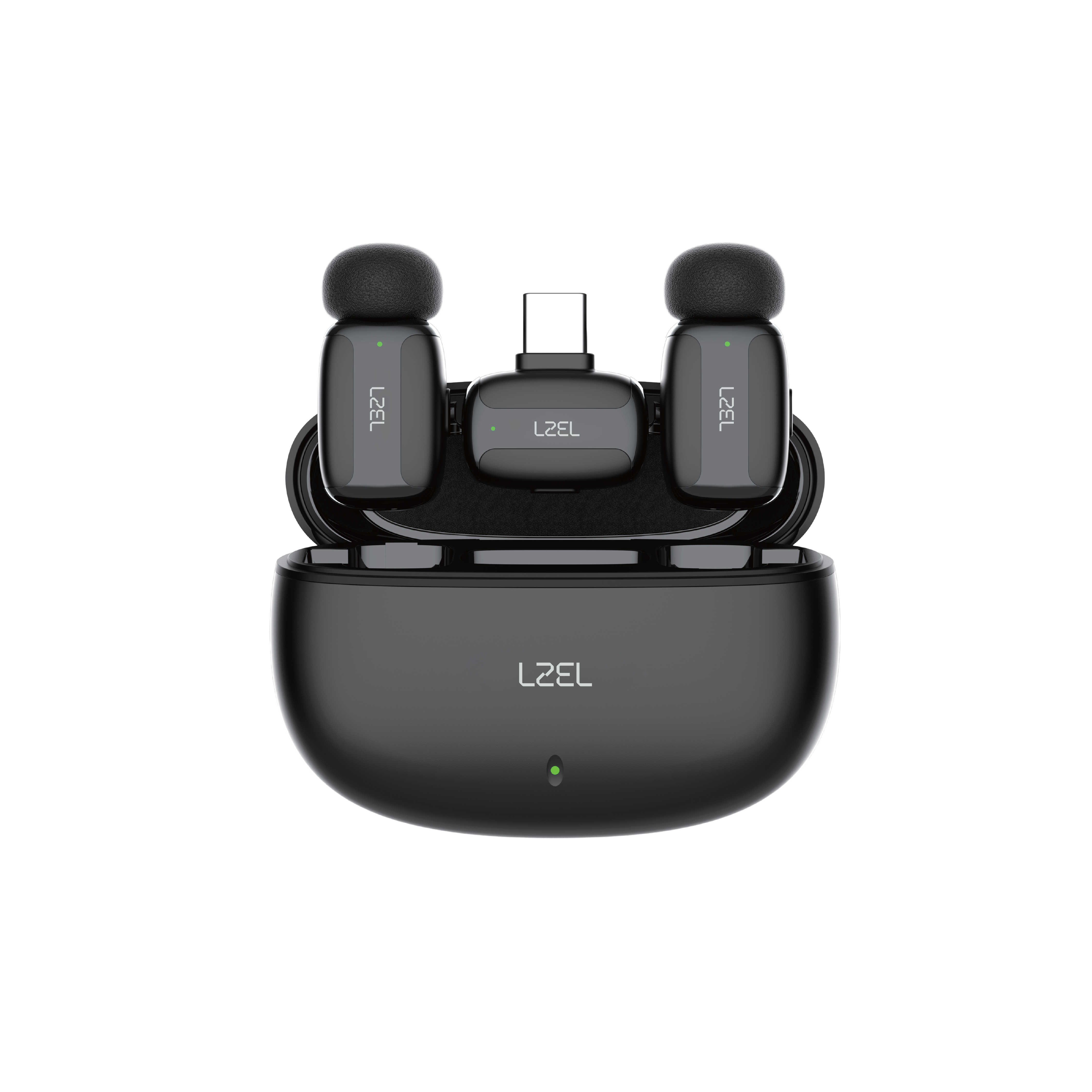 LZEL 2.4GHz Wireless Microphone – Portable, Plug & Play, Noise Reduction & Voice Effects