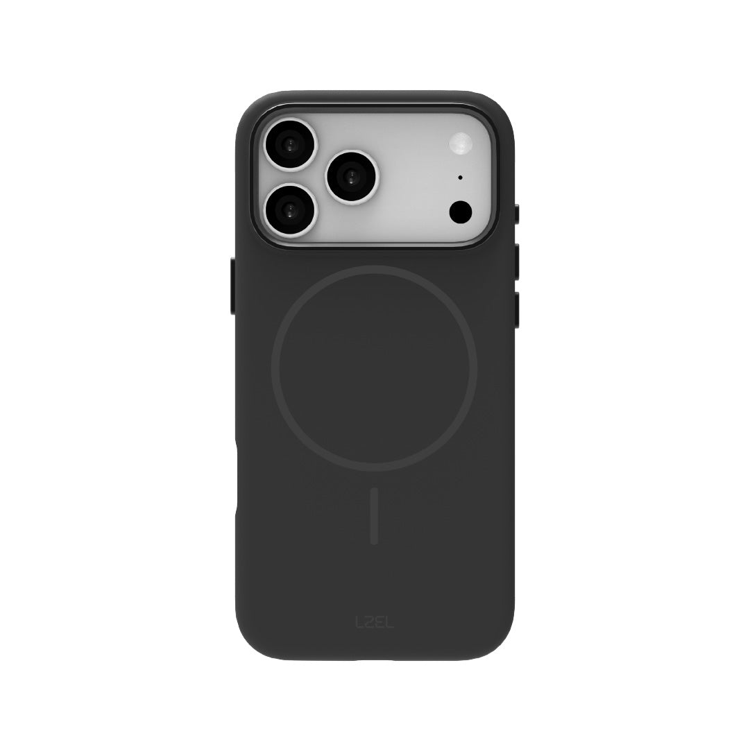 LZEL Magnexin Silicone Case for iPhone 17 Pro Max | Black