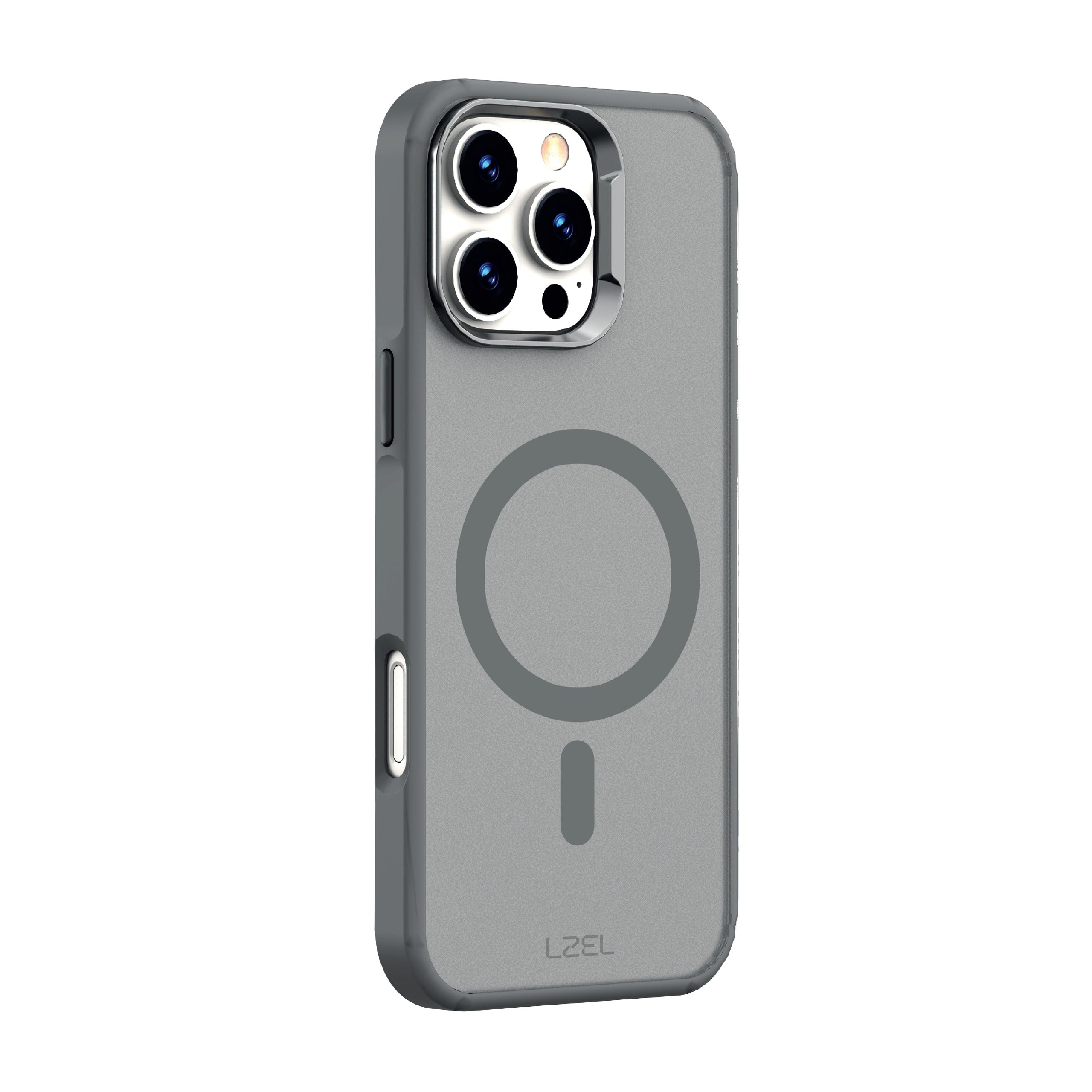 LZEL iPhone 16 Pro Mag Fusion Prime Clear Matt With MagSafe | Gray