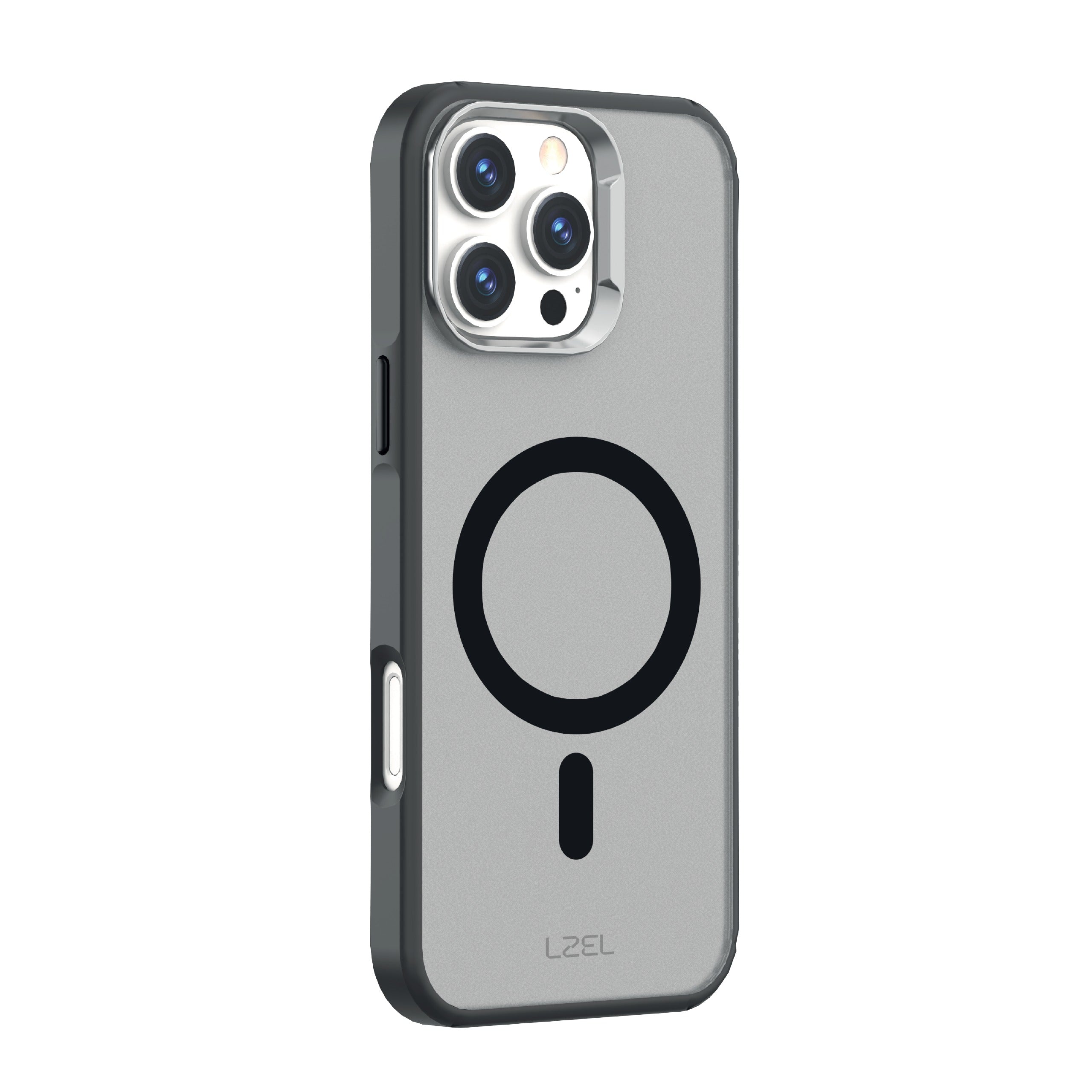 LZEL iPhone 16 Pro Max Mag Fusion Prime Clear Matt With MagSafe | Black