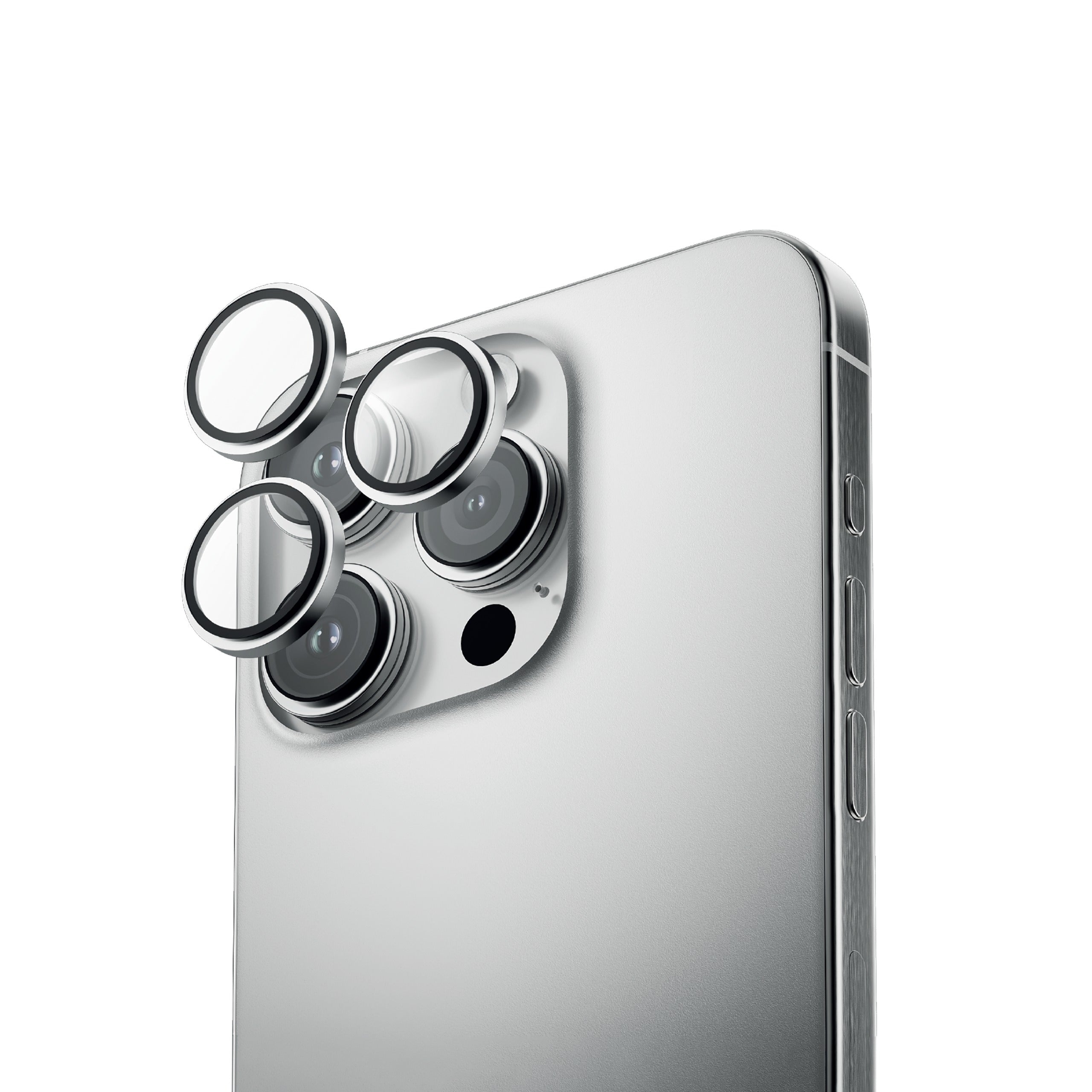 LZEL iPhone 16 Pro/16 Pro Max Crystal Shield | Silver