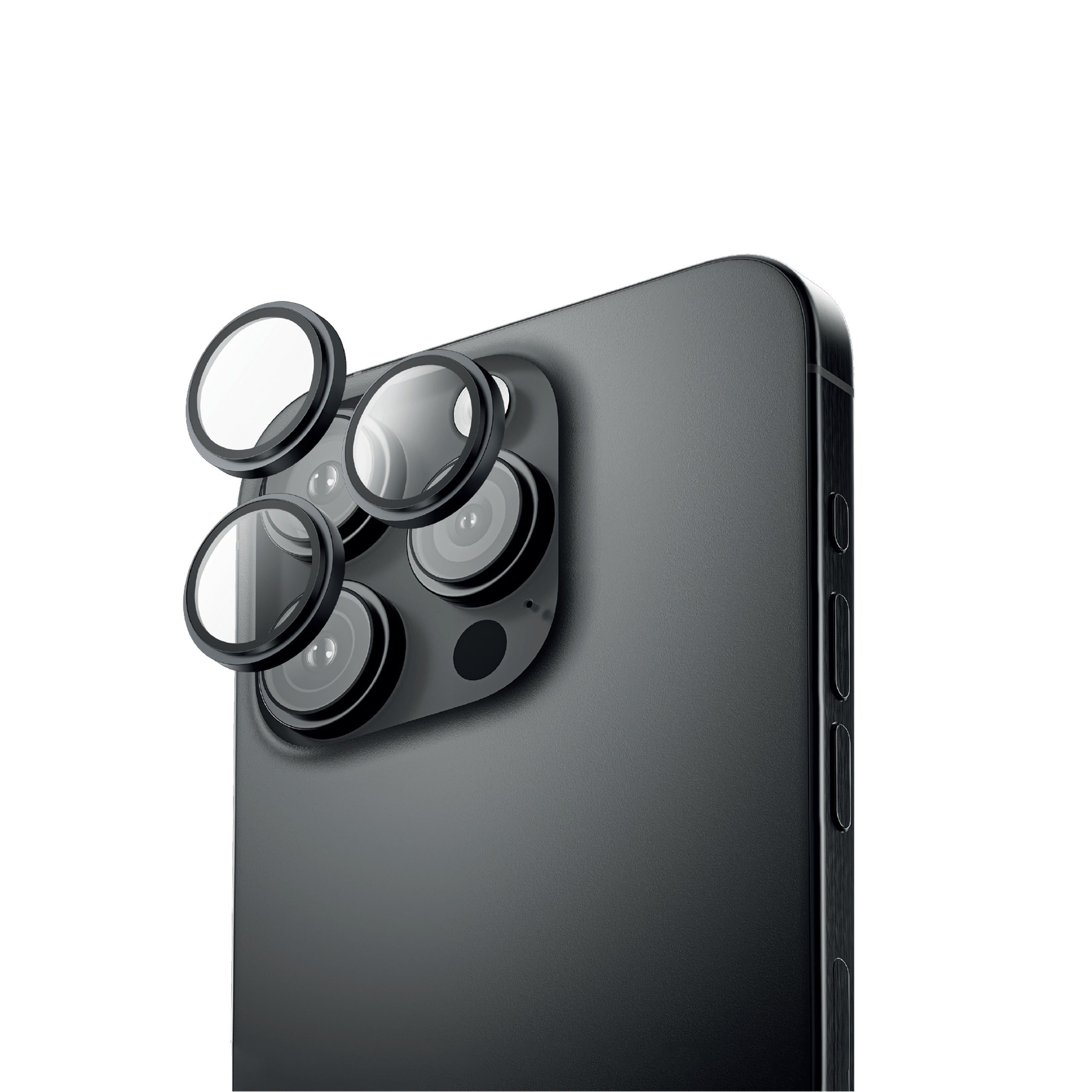LZEL iPhone 16 Pro/16 Pro Max Crystal Shield | Black