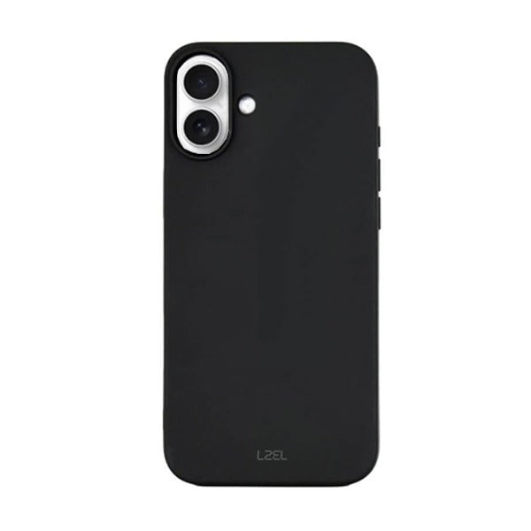 LZEL iPhone 16 Plus MagLeather Elite Case | Black
