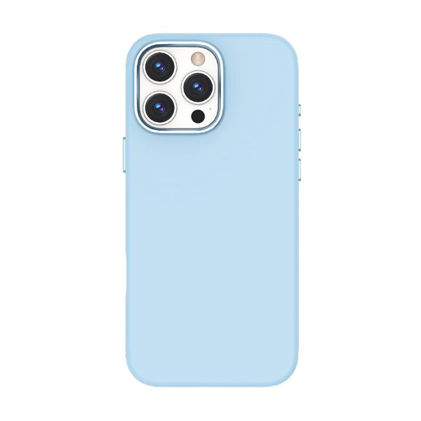 LZEL iPhone 16 Pro PrimeShield Silicone Case | Light Blue