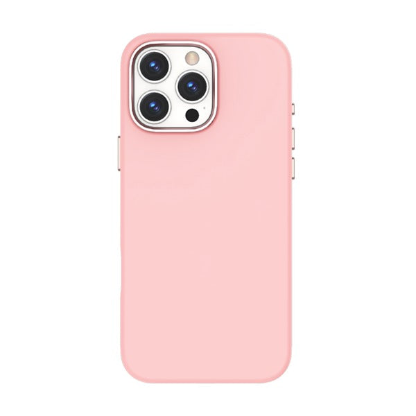 LZEL iPhone 16 Pro PrimeShield Silicone Case | Light Pink