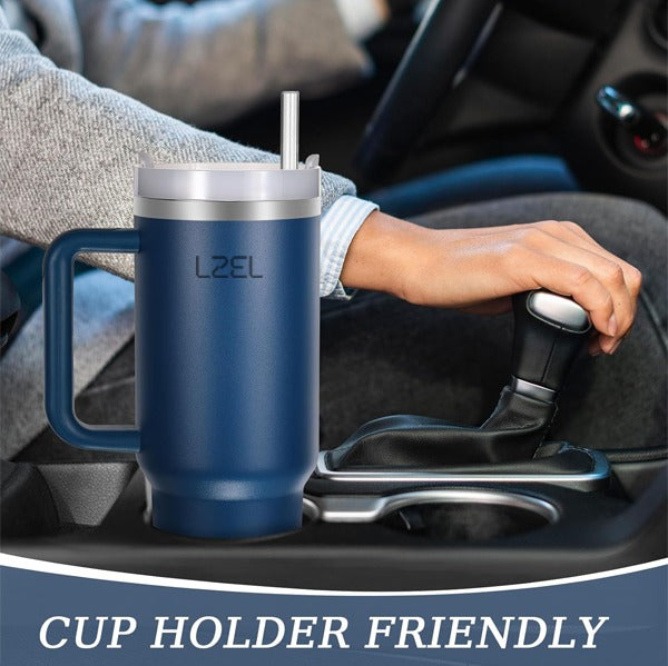 Buy LZEL 800ML Aqua Pure Vacuum Insulated Tumbler with Handle – Lzel